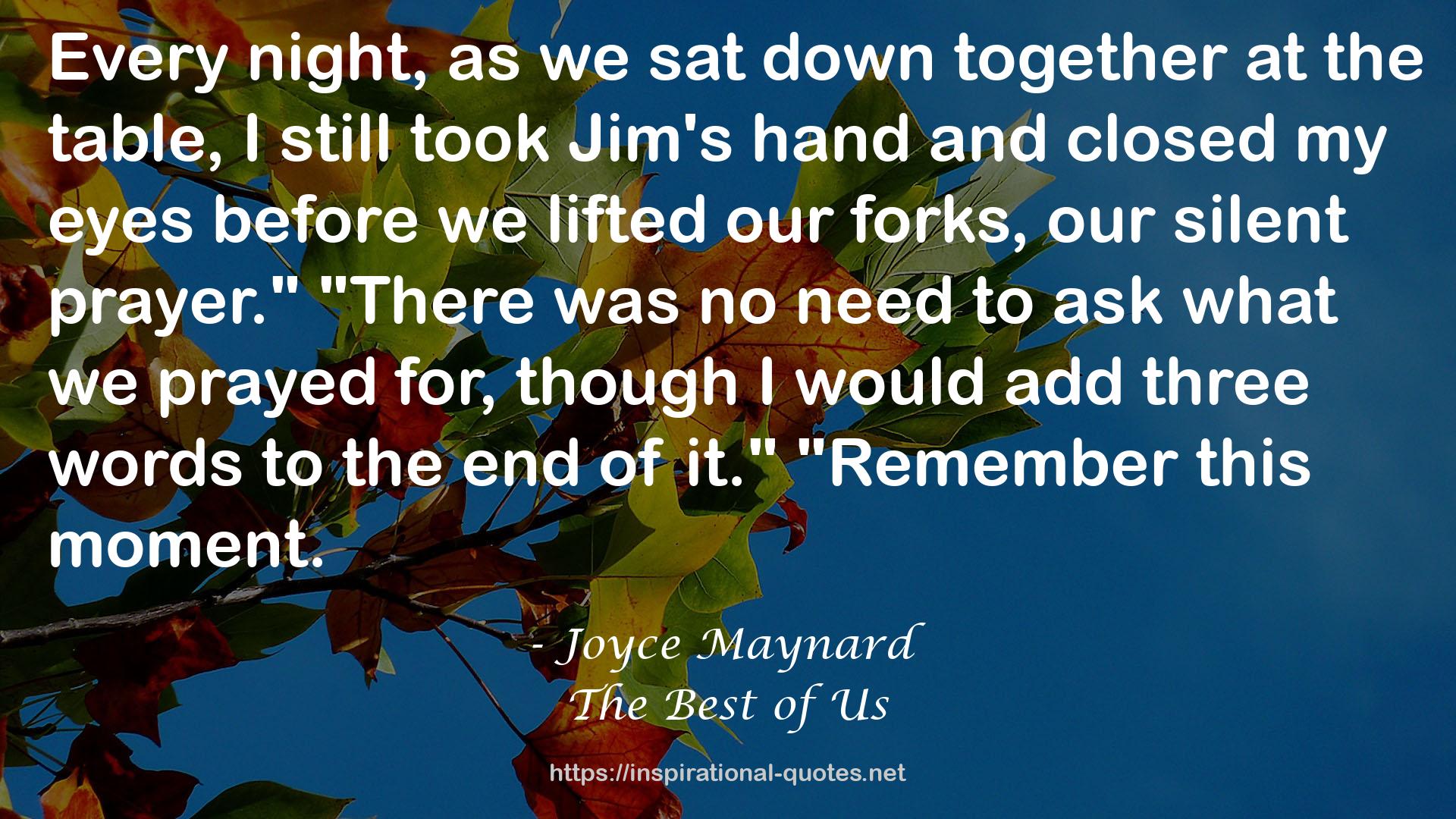 Joyce Maynard QUOTES