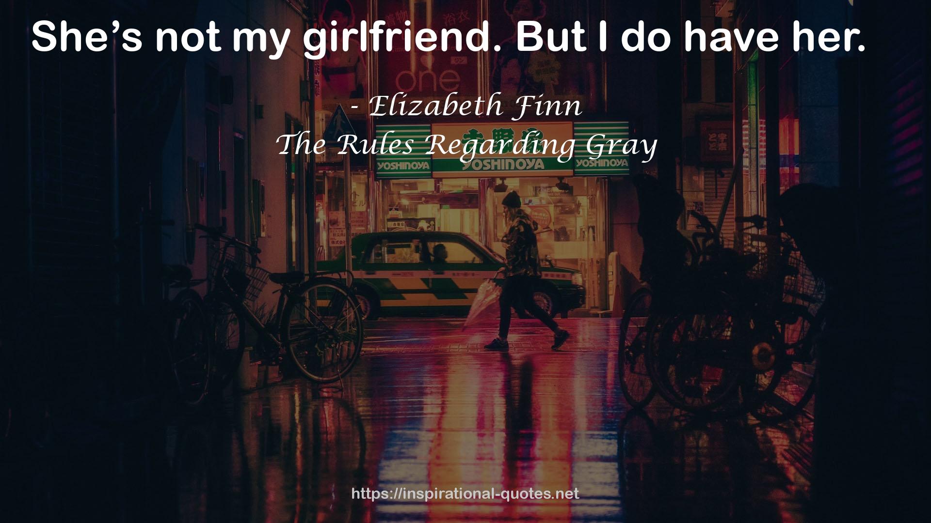 Elizabeth Finn QUOTES