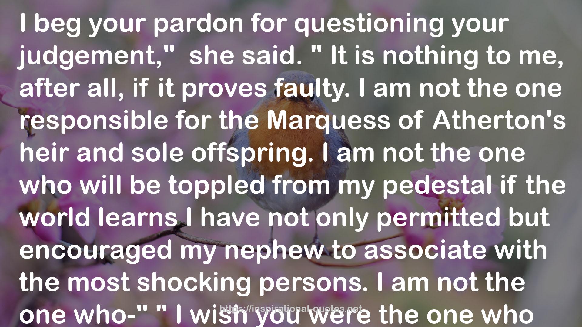 your pardon  QUOTES