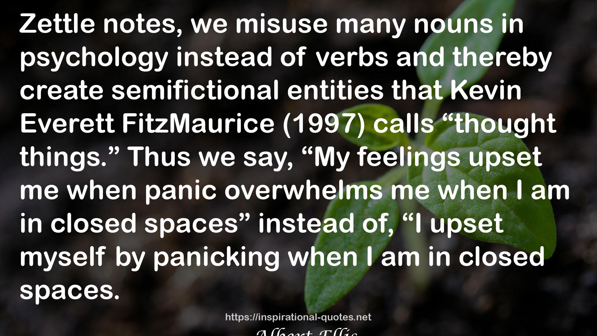 Overcoming Destructive Beliefs, Feelings, and Behaviors: New Directions for Rational Emotive Behavior Therapy QUOTES