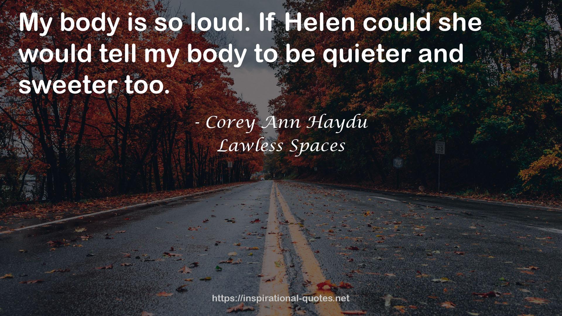 Lawless Spaces QUOTES