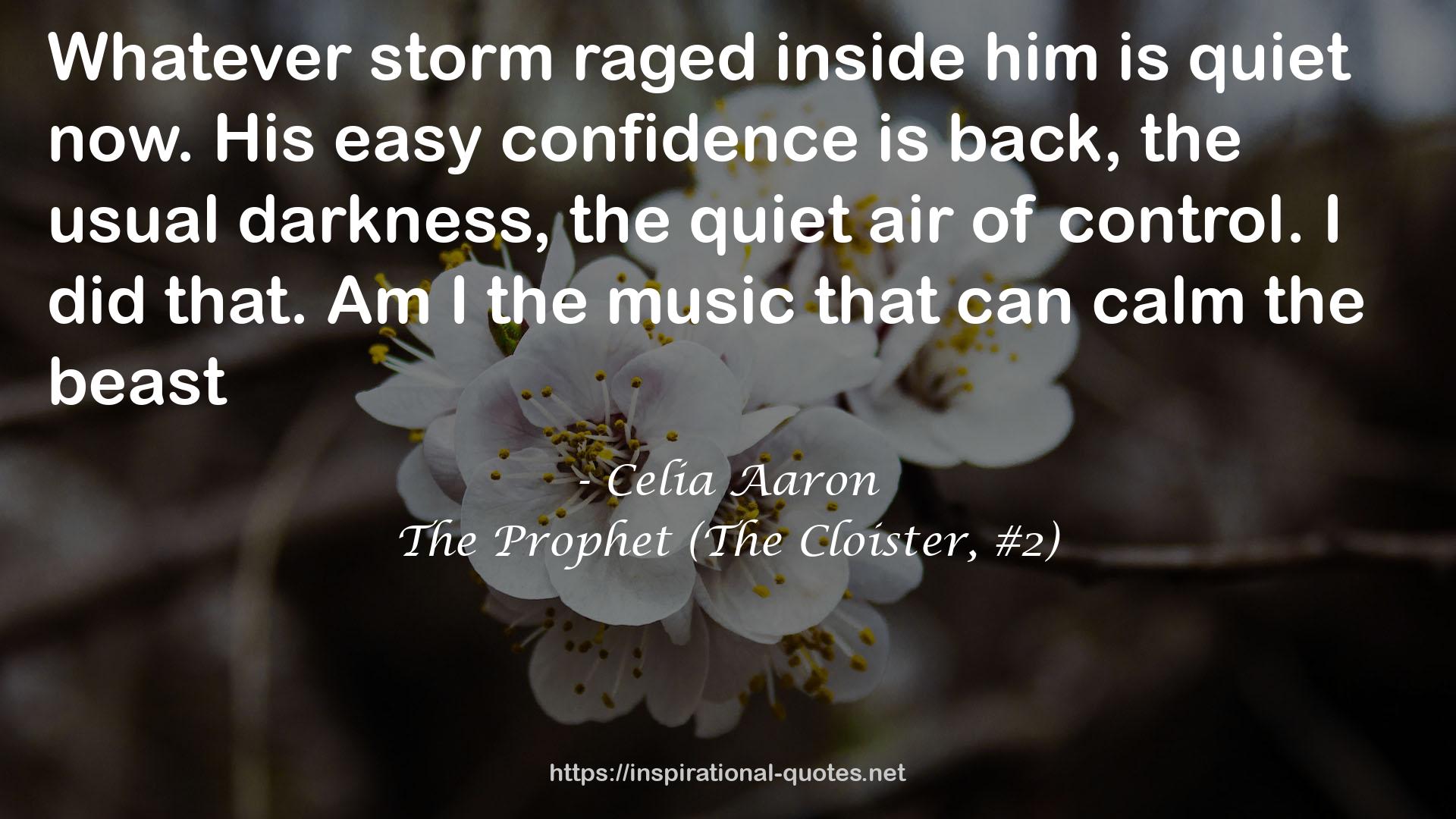 The Prophet (The Cloister, #2) QUOTES