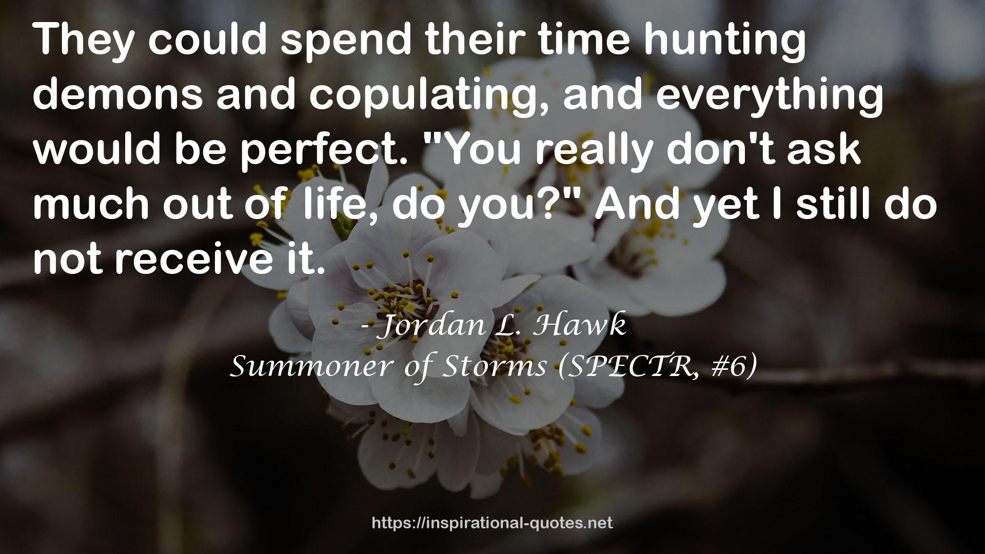 Summoner of Storms (SPECTR, #6) QUOTES