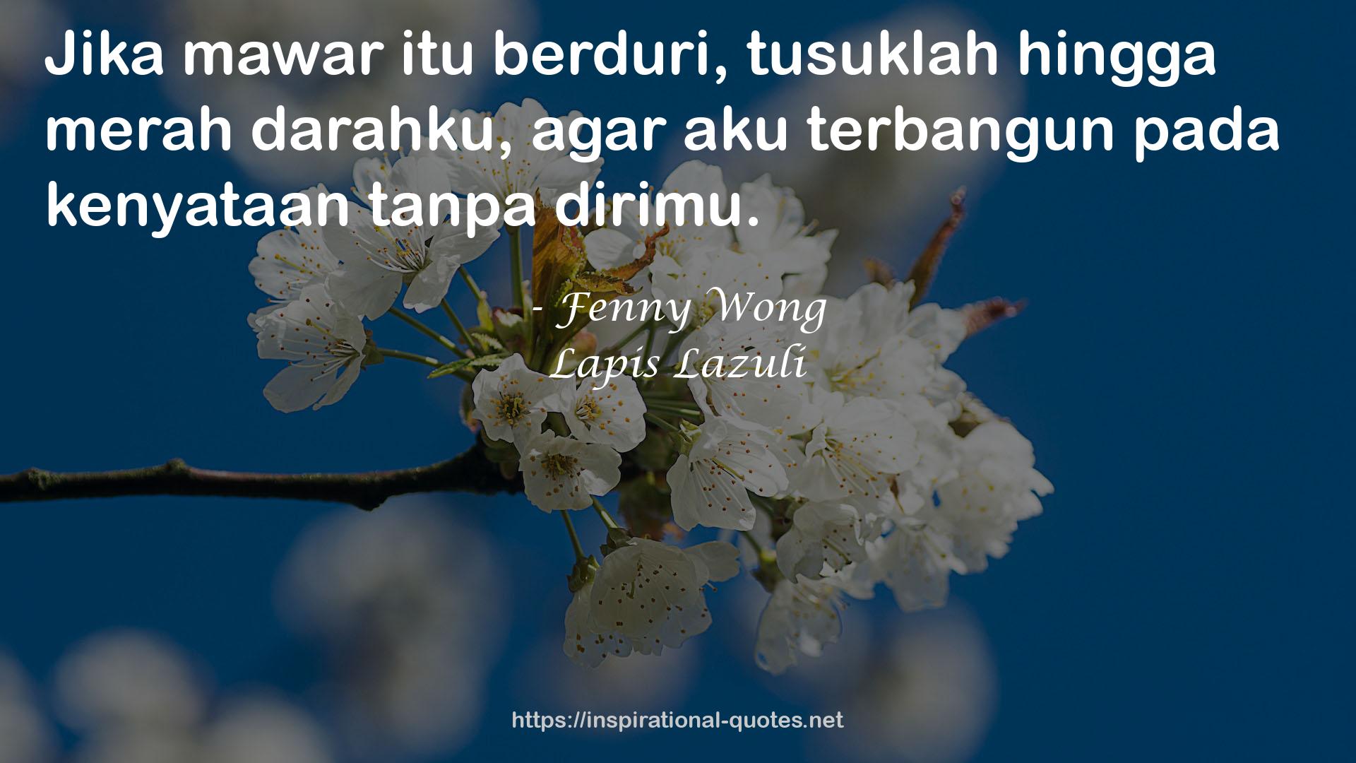 Fenny Wong QUOTES