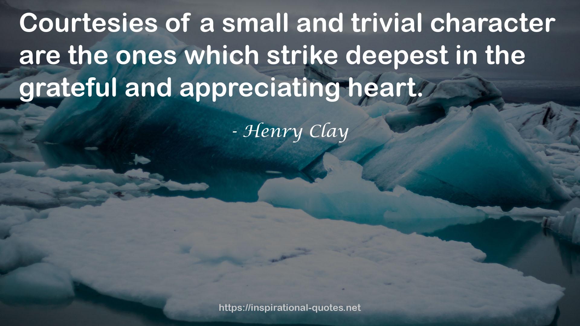 Henry Clay QUOTES