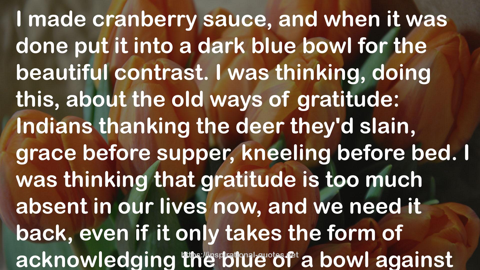 a dark blue bowl  QUOTES