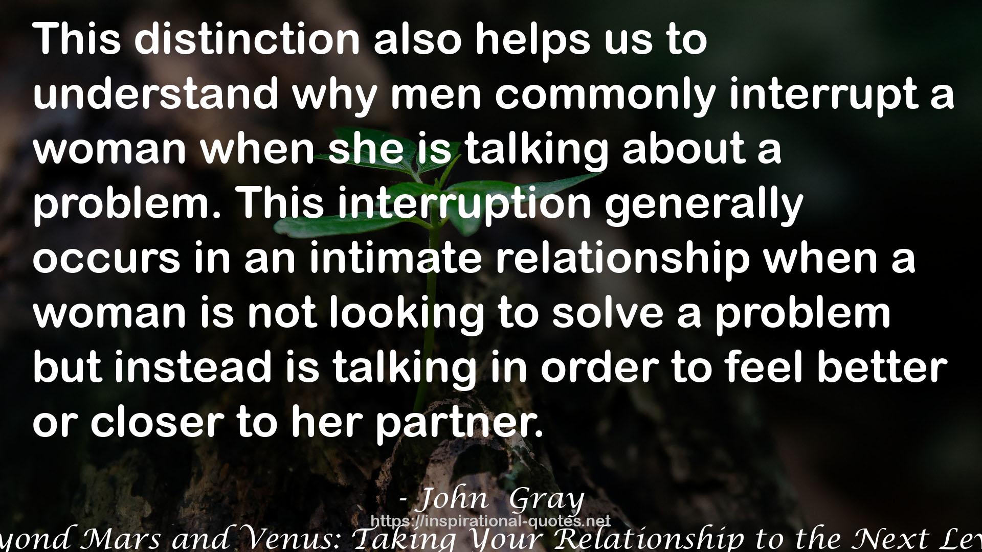 Beyond Mars and Venus: Taking Your Relationship to the Next Level QUOTES