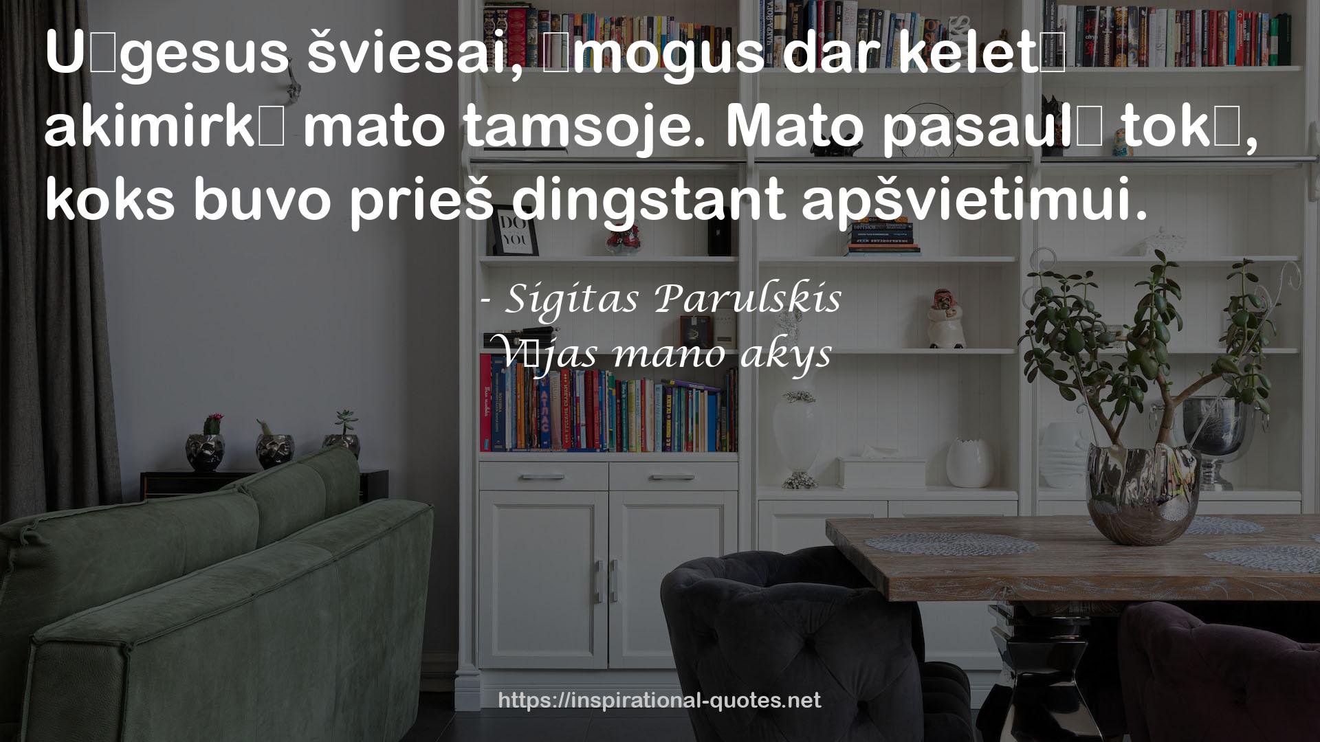 Sigitas Parulskis QUOTES