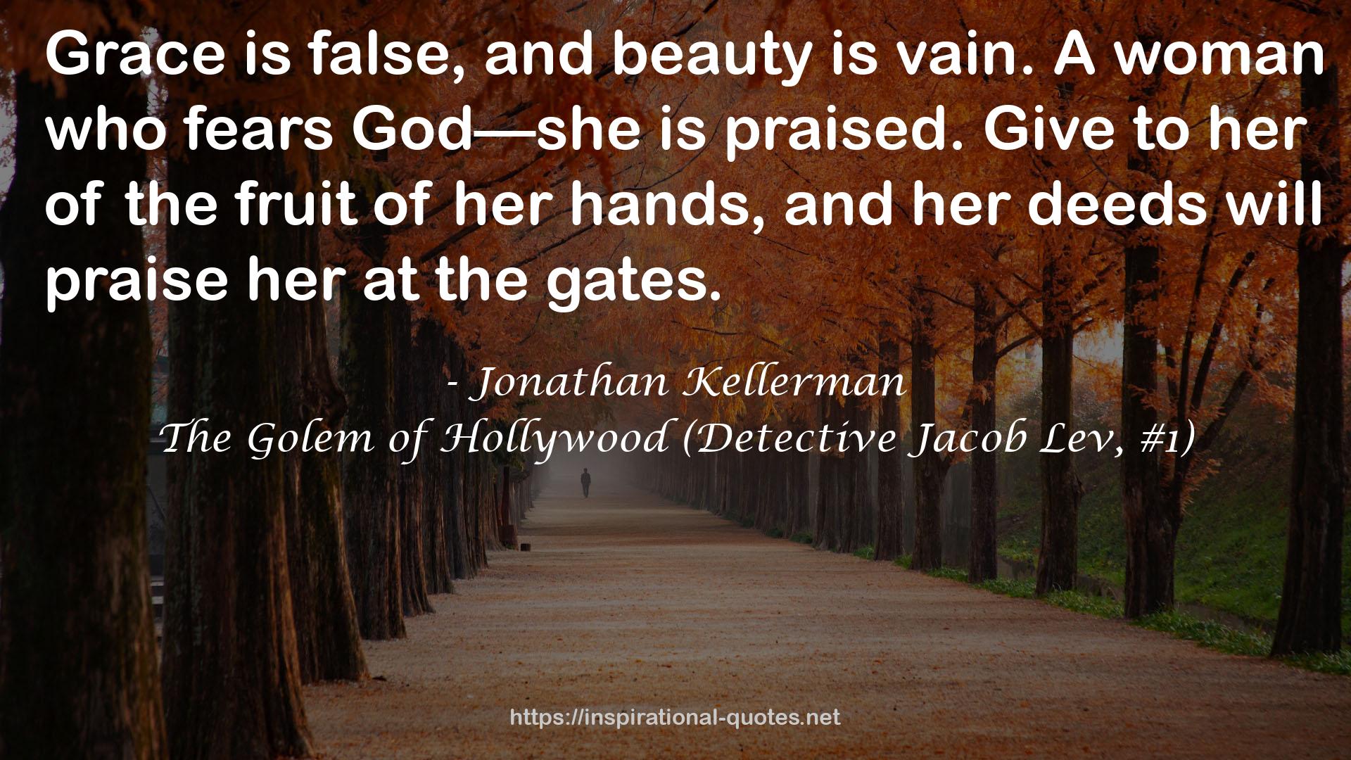 The Golem of Hollywood (Detective Jacob Lev, #1) QUOTES