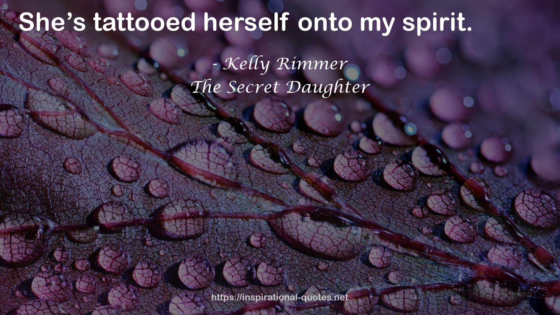 Kelly Rimmer QUOTES