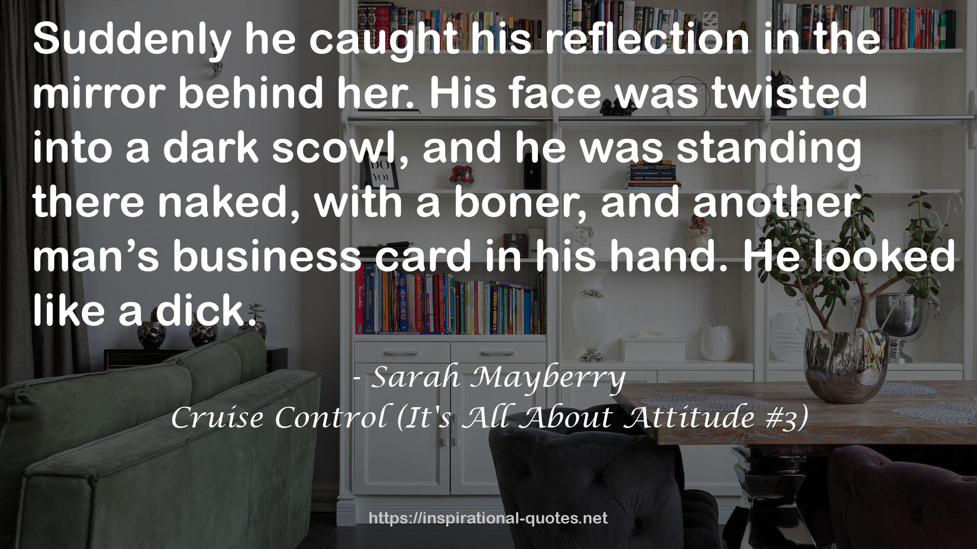 Cruise Control (It's All About Attitude #3) QUOTES