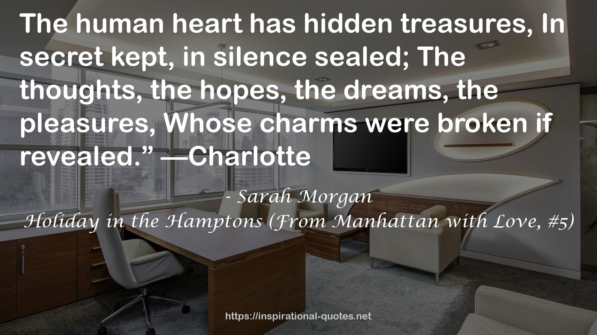 Holiday in the Hamptons (From Manhattan with Love, #5) QUOTES