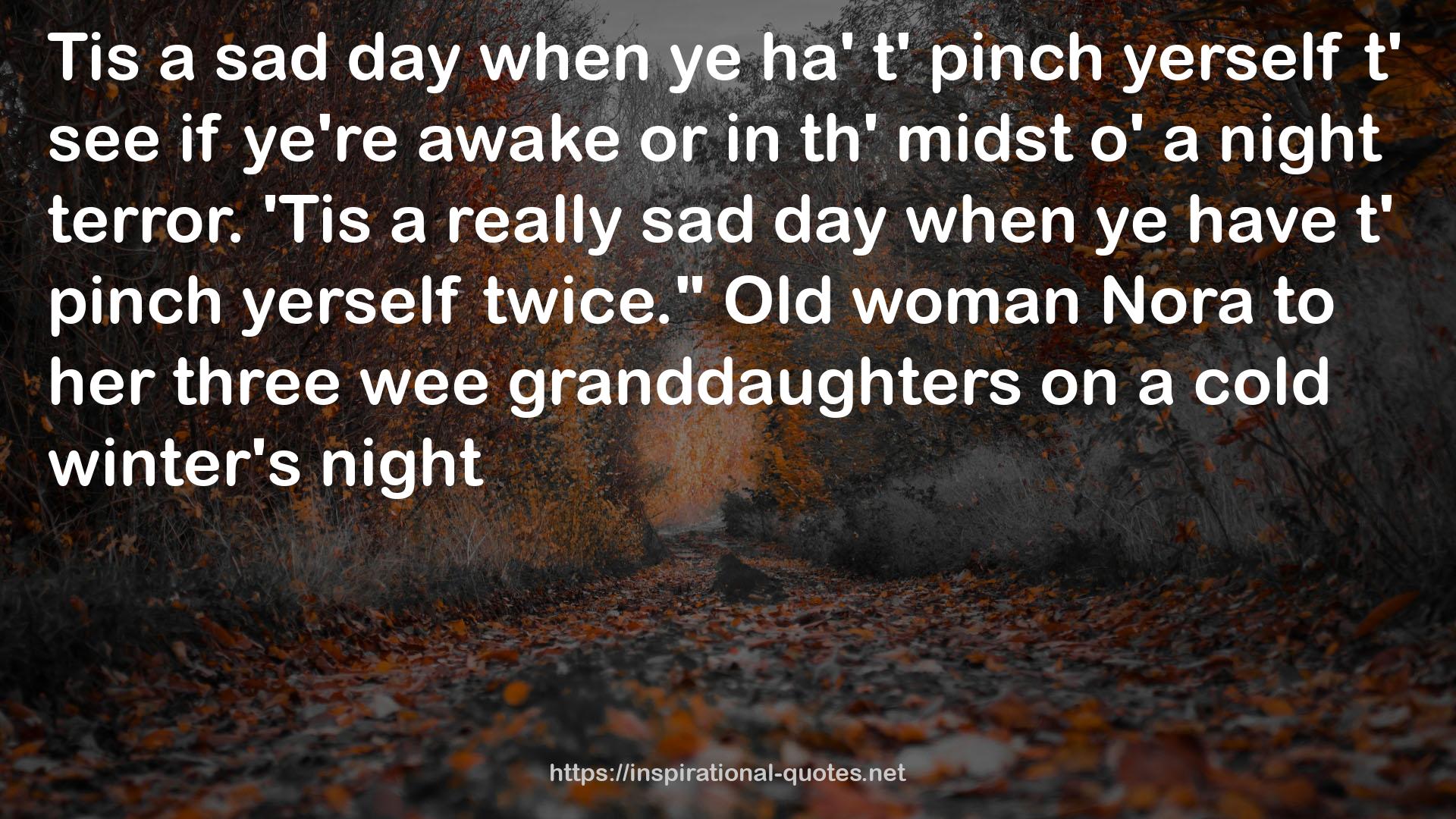 Old woman  QUOTES