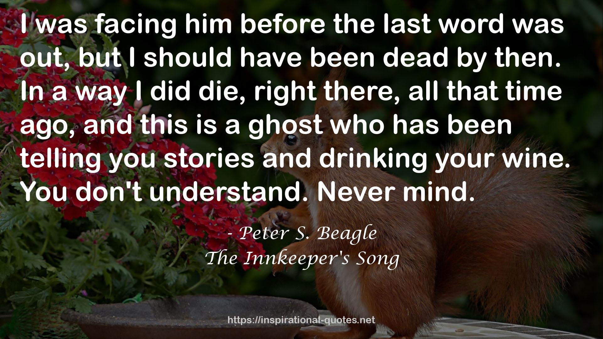 The Innkeeper's Song QUOTES