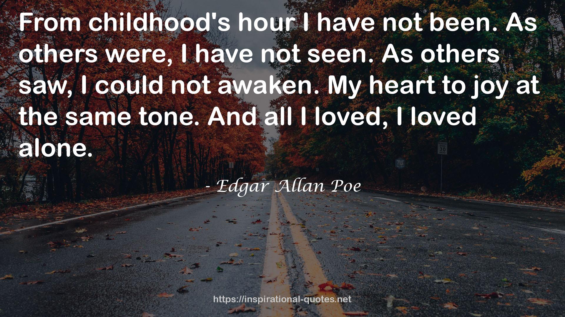 childhood's hour  QUOTES