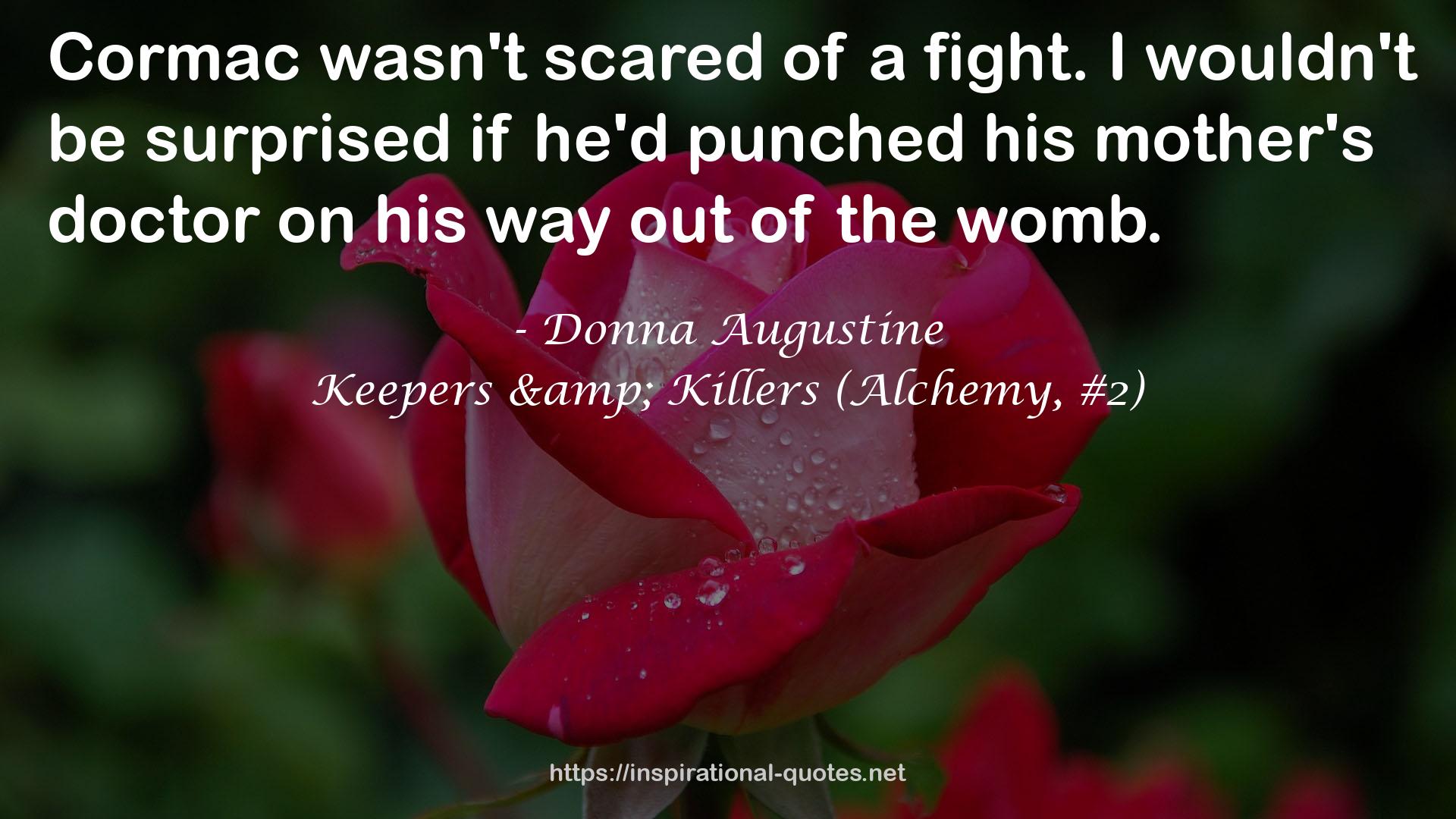 Keepers & Killers (Alchemy, #2) QUOTES