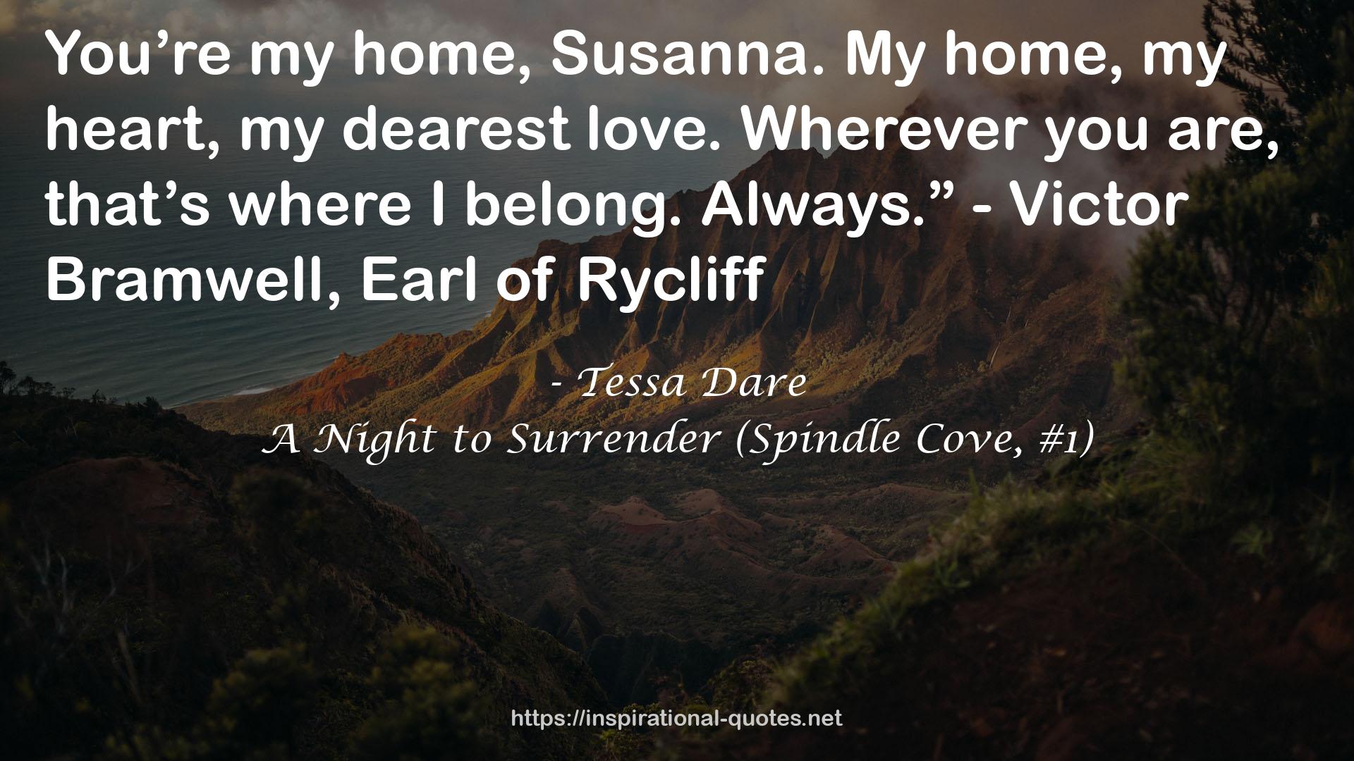 A Night to Surrender (Spindle Cove, #1) QUOTES