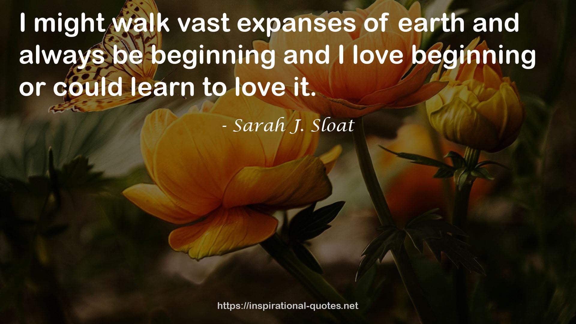 vast expansesof earth  QUOTES