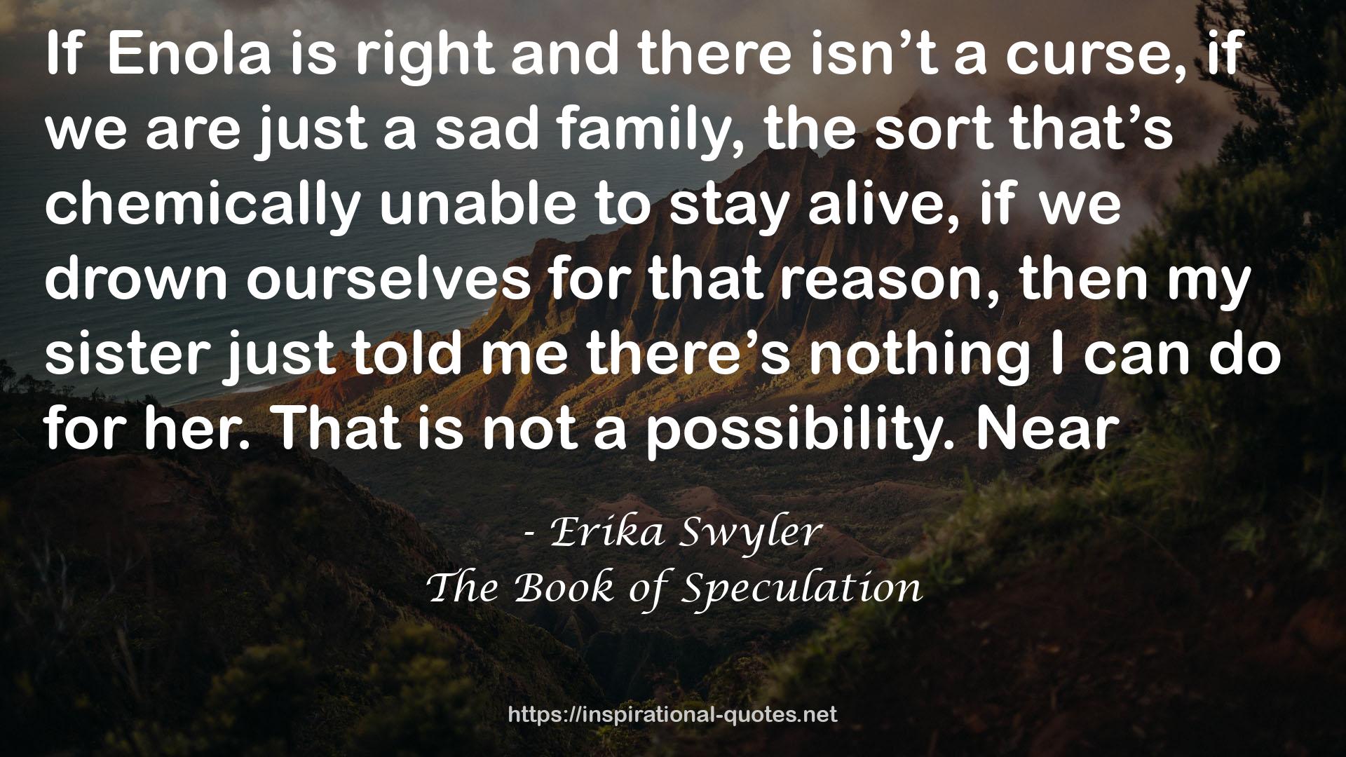 The Book of Speculation QUOTES