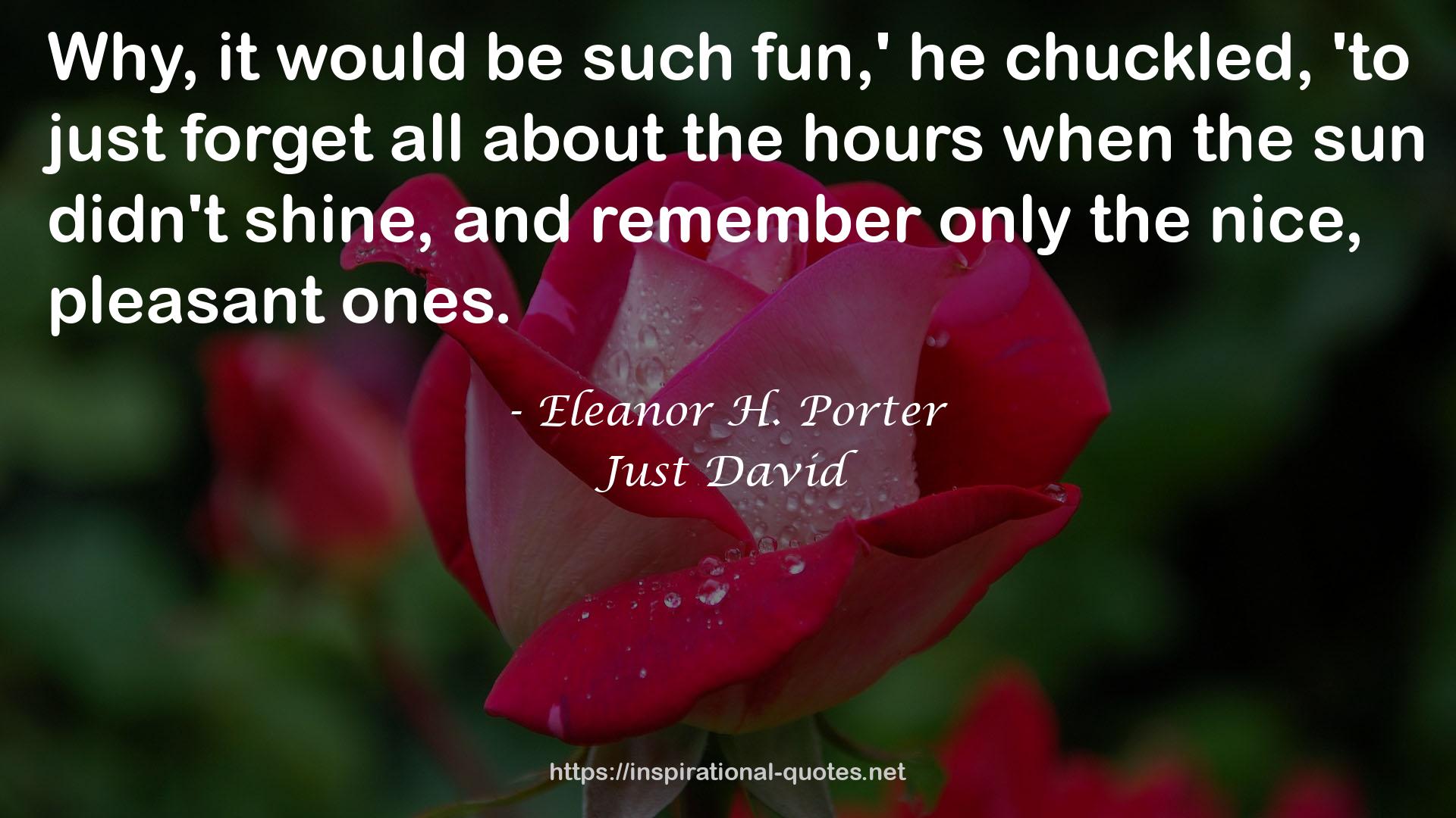 Eleanor H. Porter QUOTES