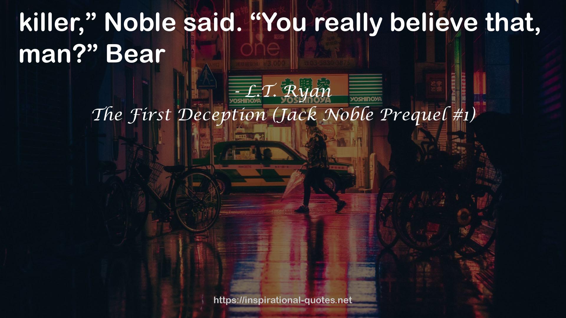 The First Deception (Jack Noble Prequel #1) QUOTES