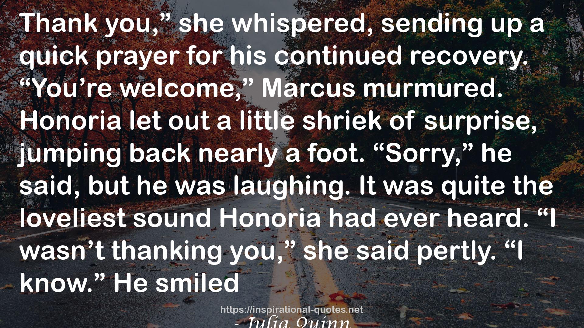 Honoria  QUOTES