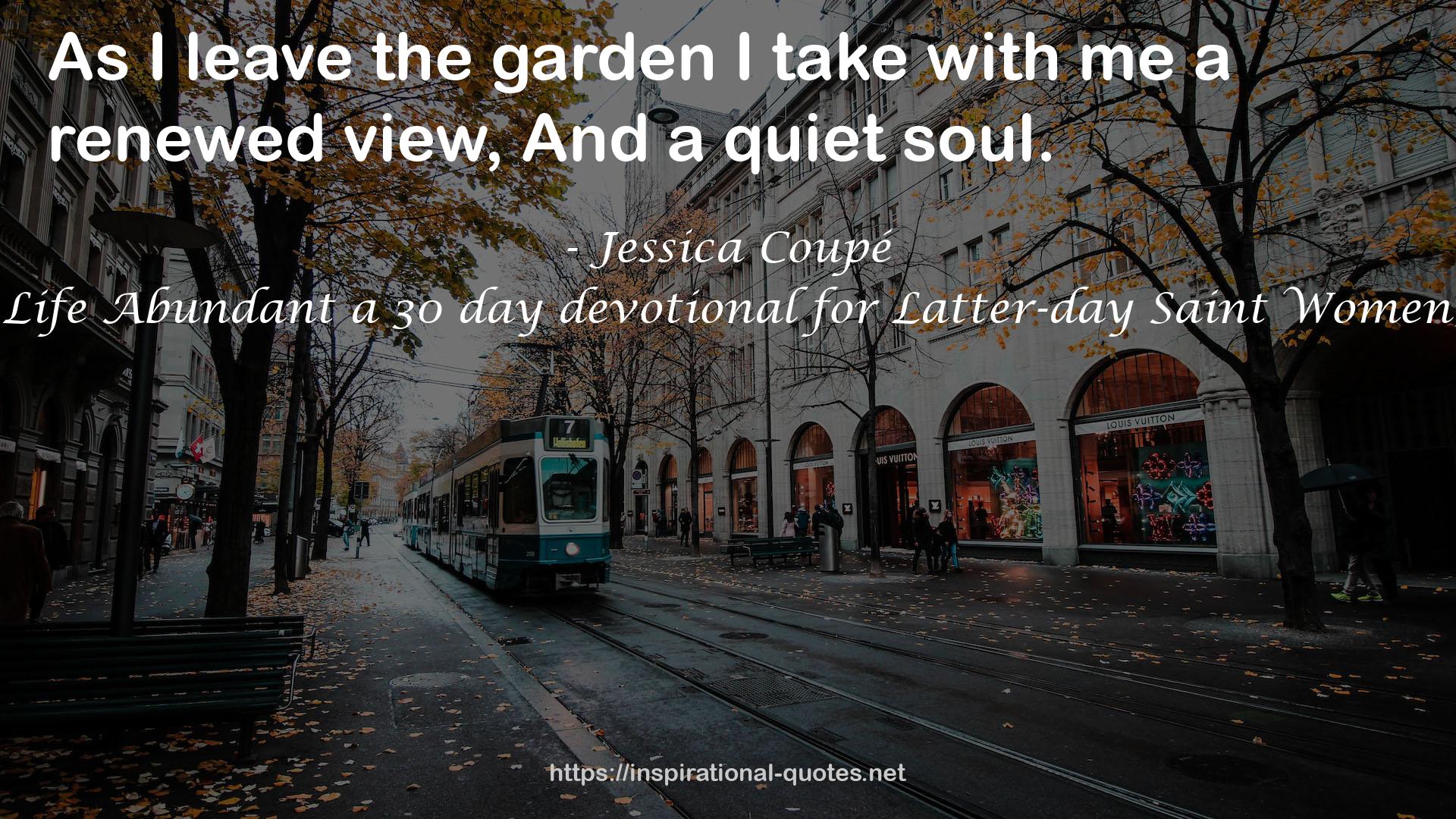 the gardenI  QUOTES