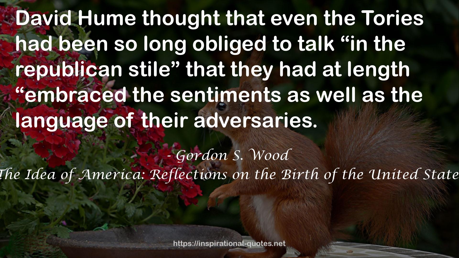 The Idea of America: Reflections on the Birth of the United States QUOTES