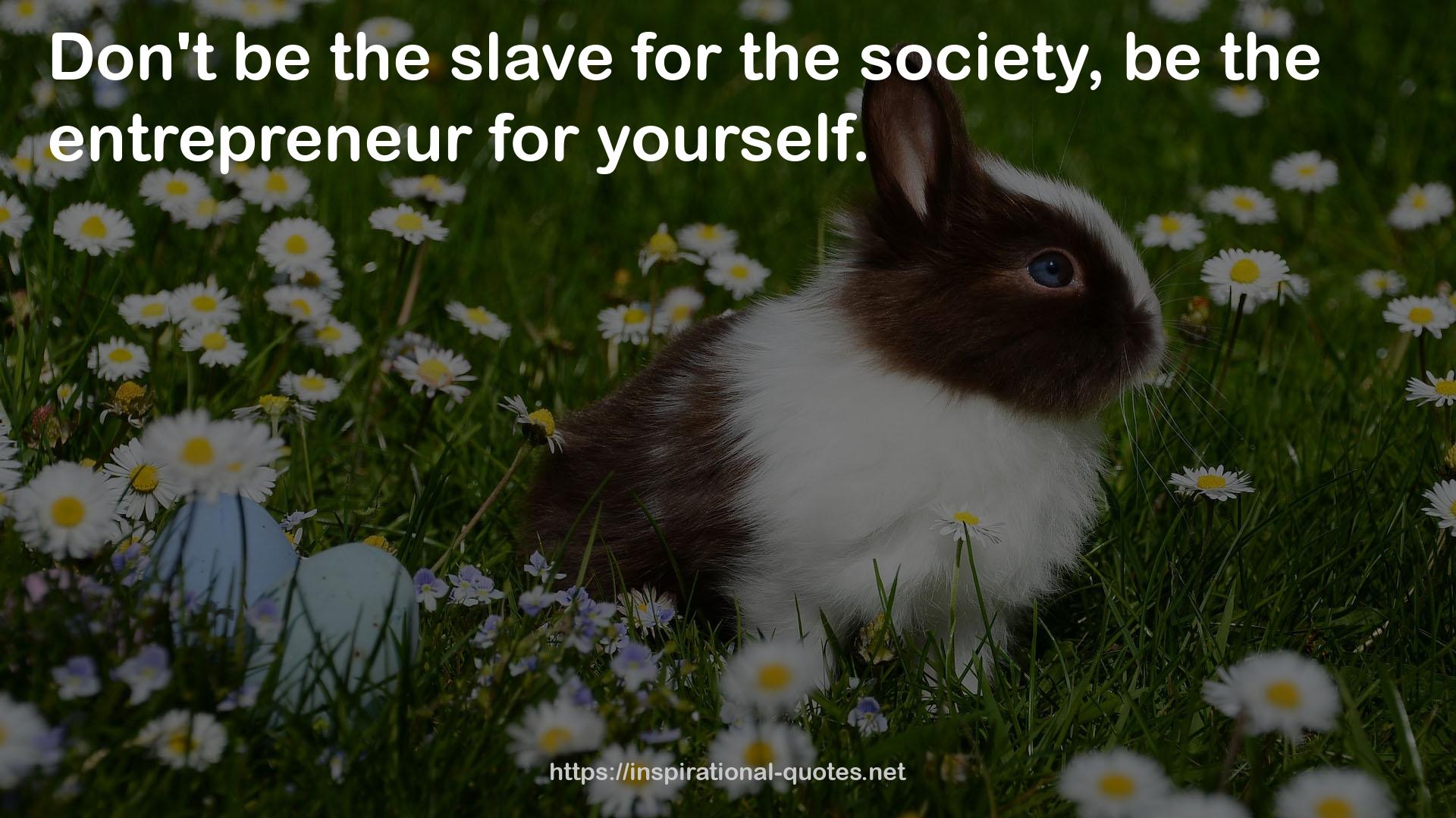 the slave  QUOTES