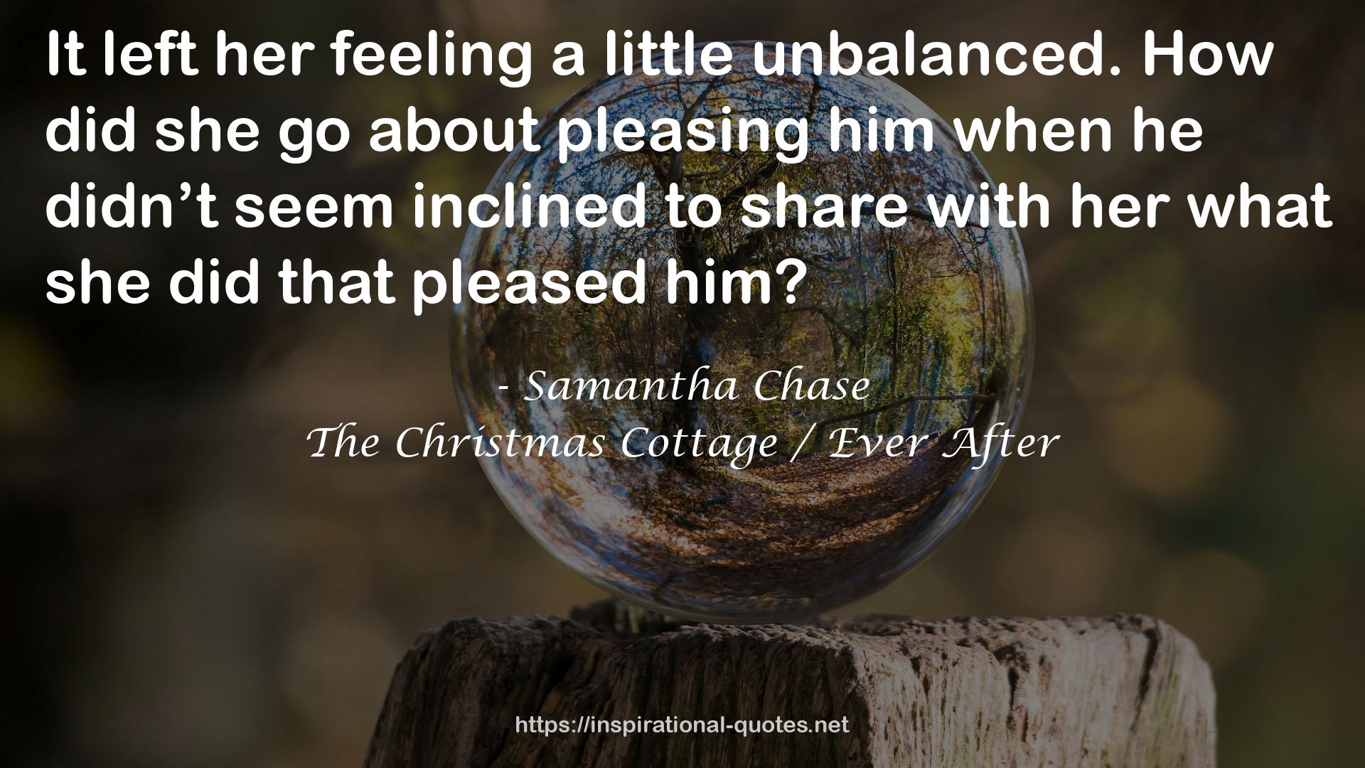 The Christmas Cottage / Ever After QUOTES