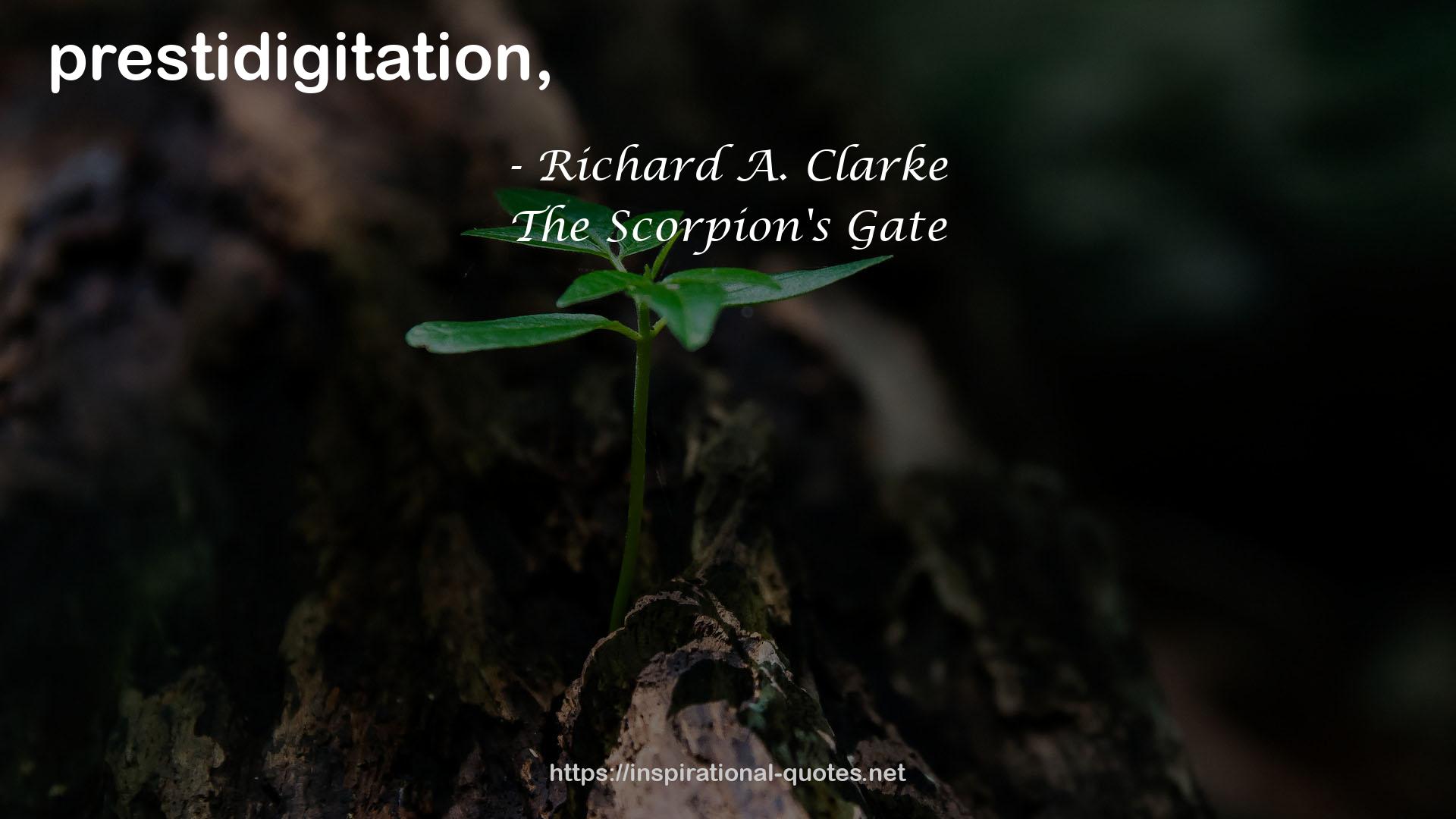 The Scorpion's Gate QUOTES