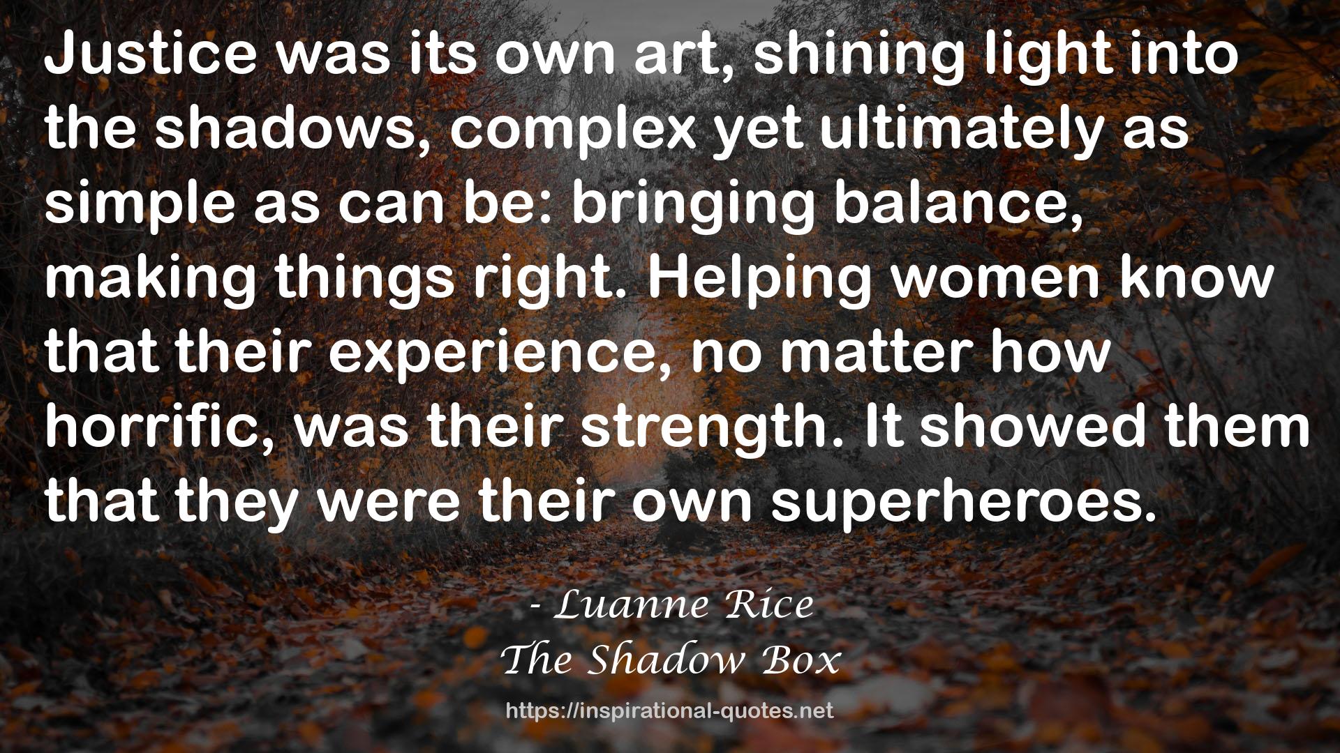 Luanne Rice QUOTES