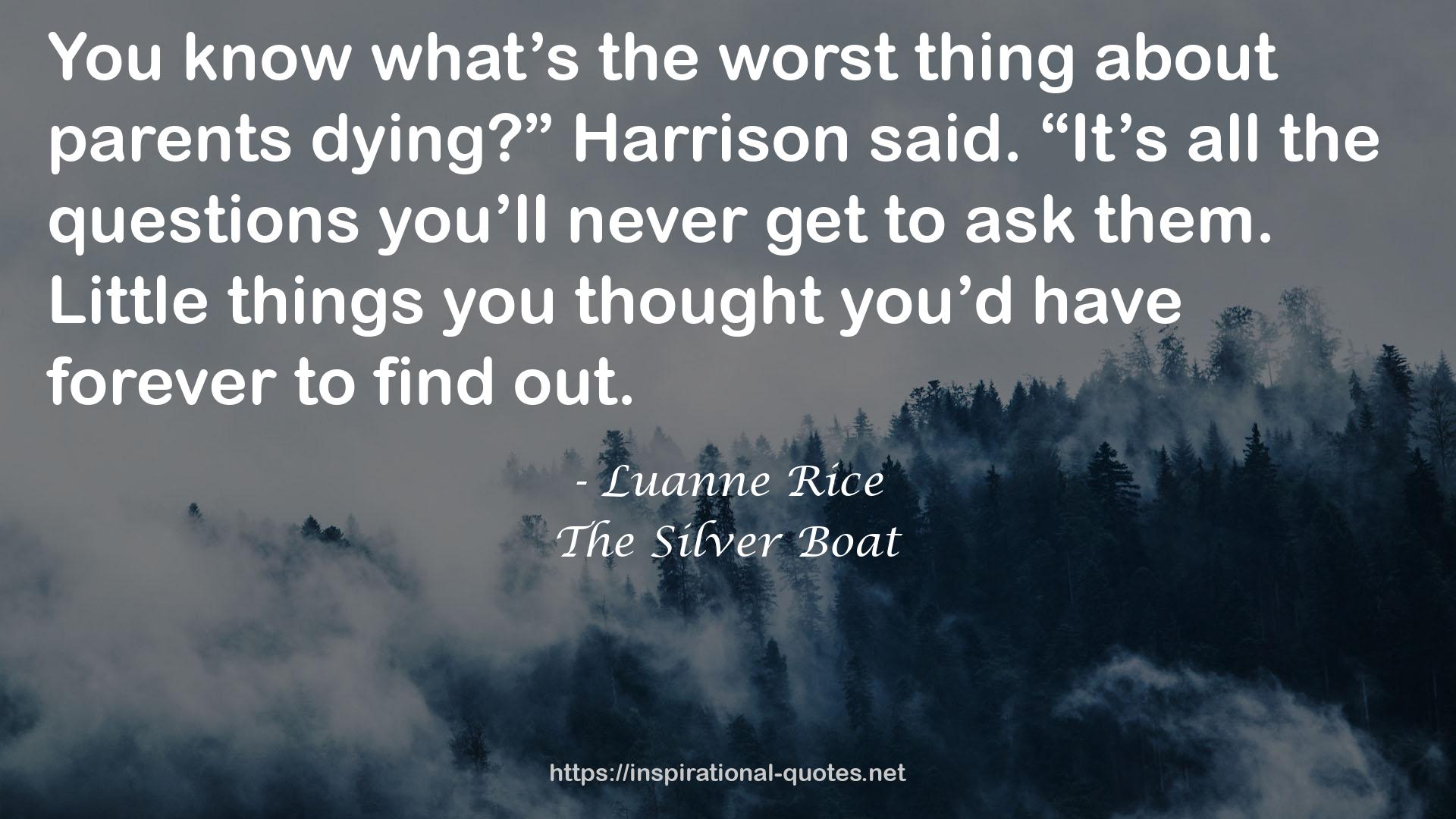 The Silver Boat QUOTES