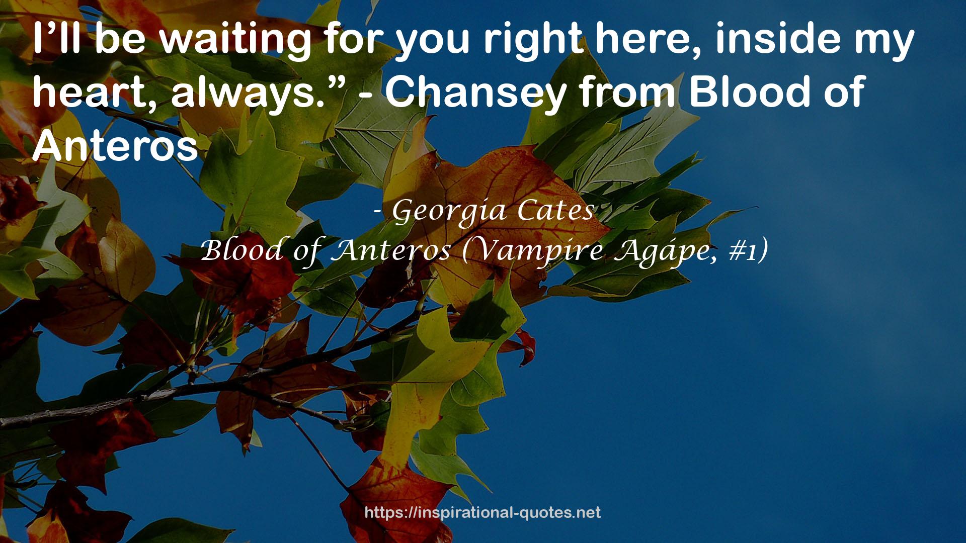 Blood of Anteros (Vampire Agápe, #1) QUOTES