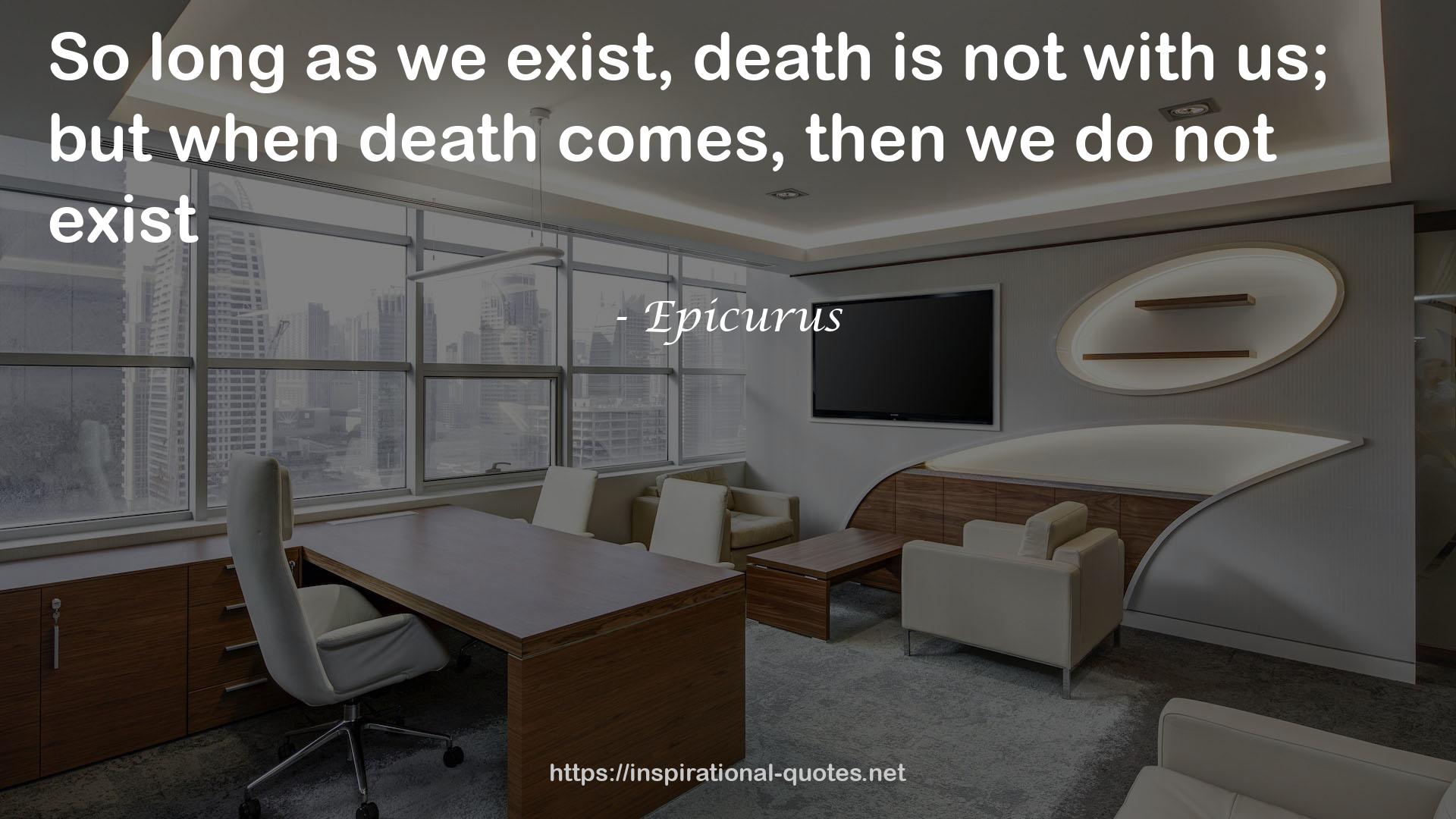 Epicurus QUOTES