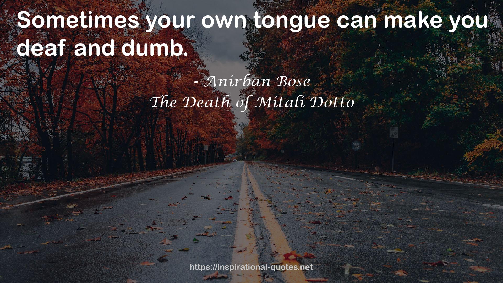 The Death of Mitali Dotto QUOTES