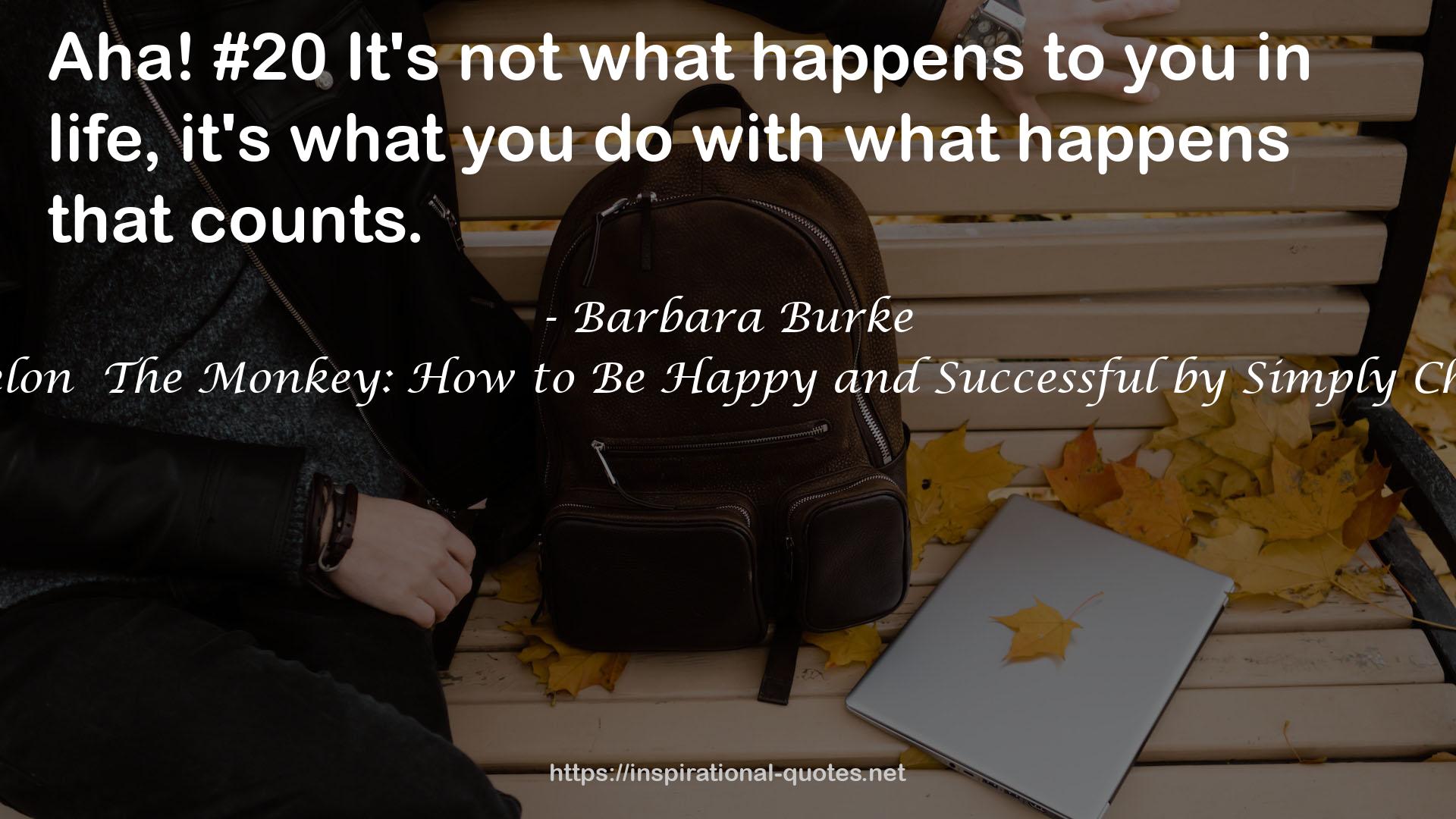 Barbara Burke QUOTES