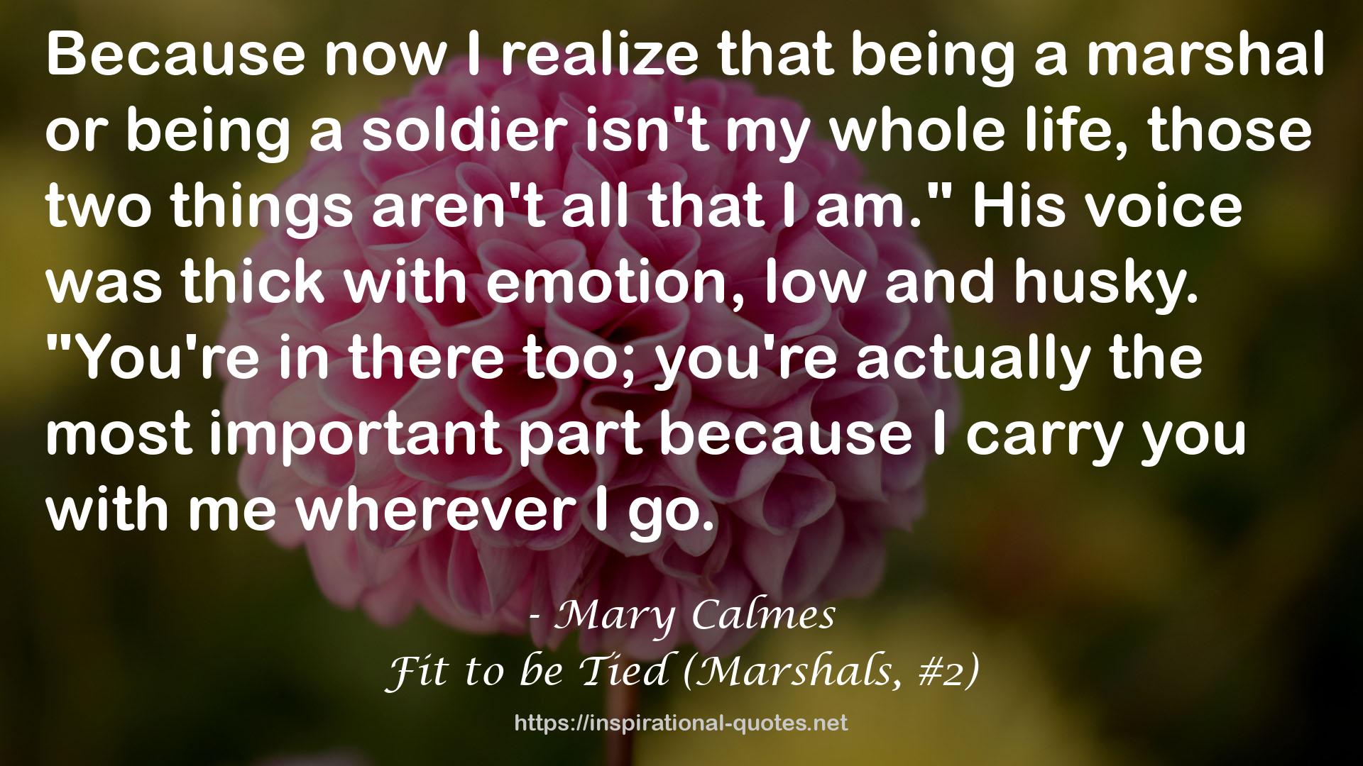 Mary Calmes QUOTES