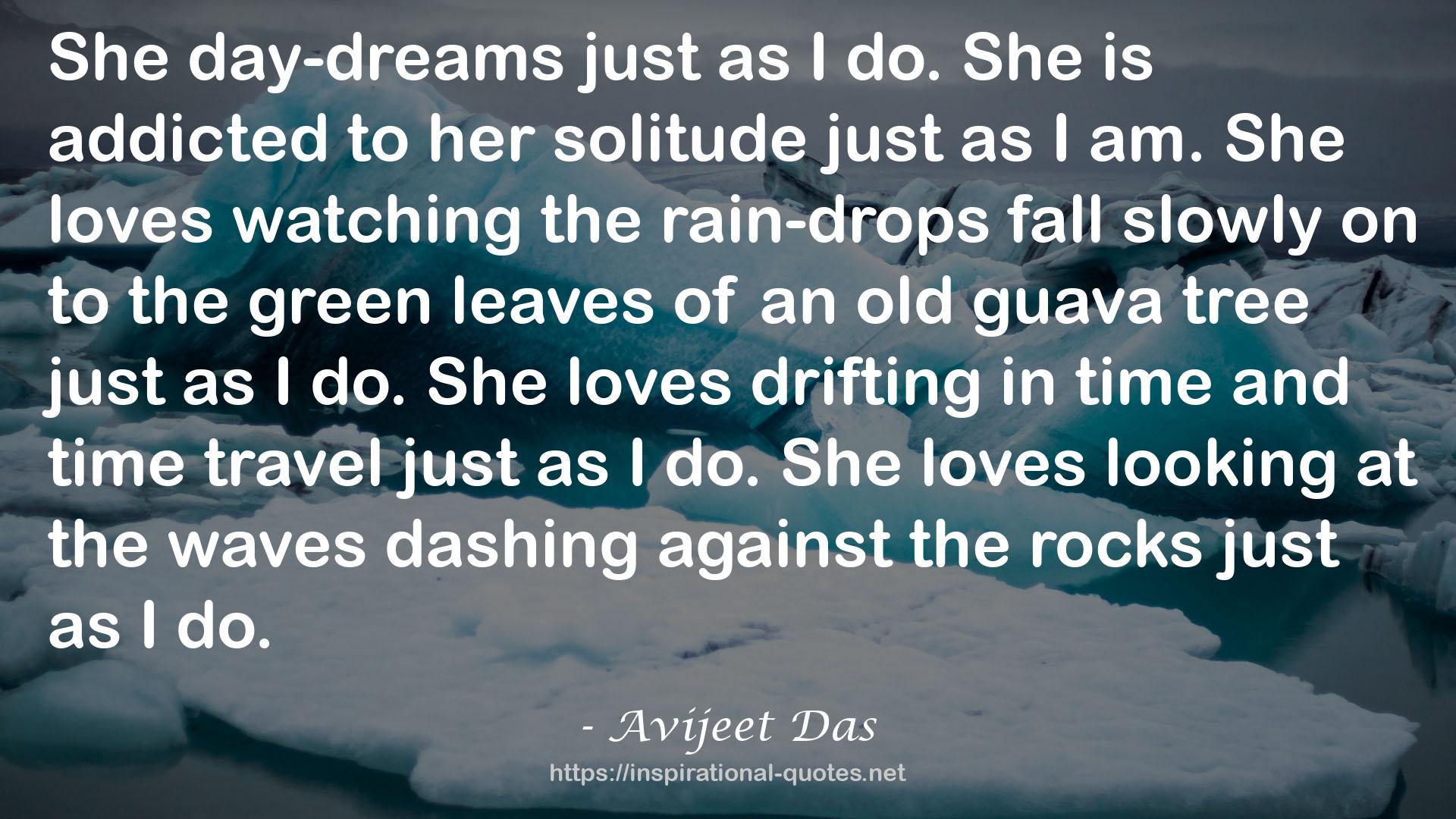 her solitude  QUOTES