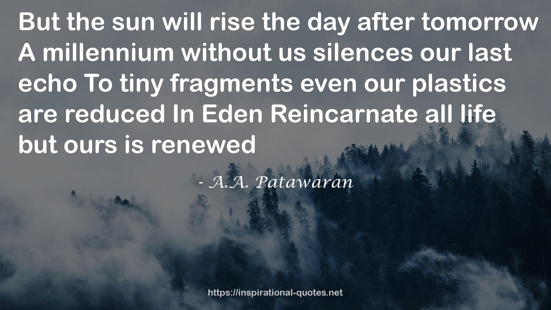 Eden Reincarnate  QUOTES