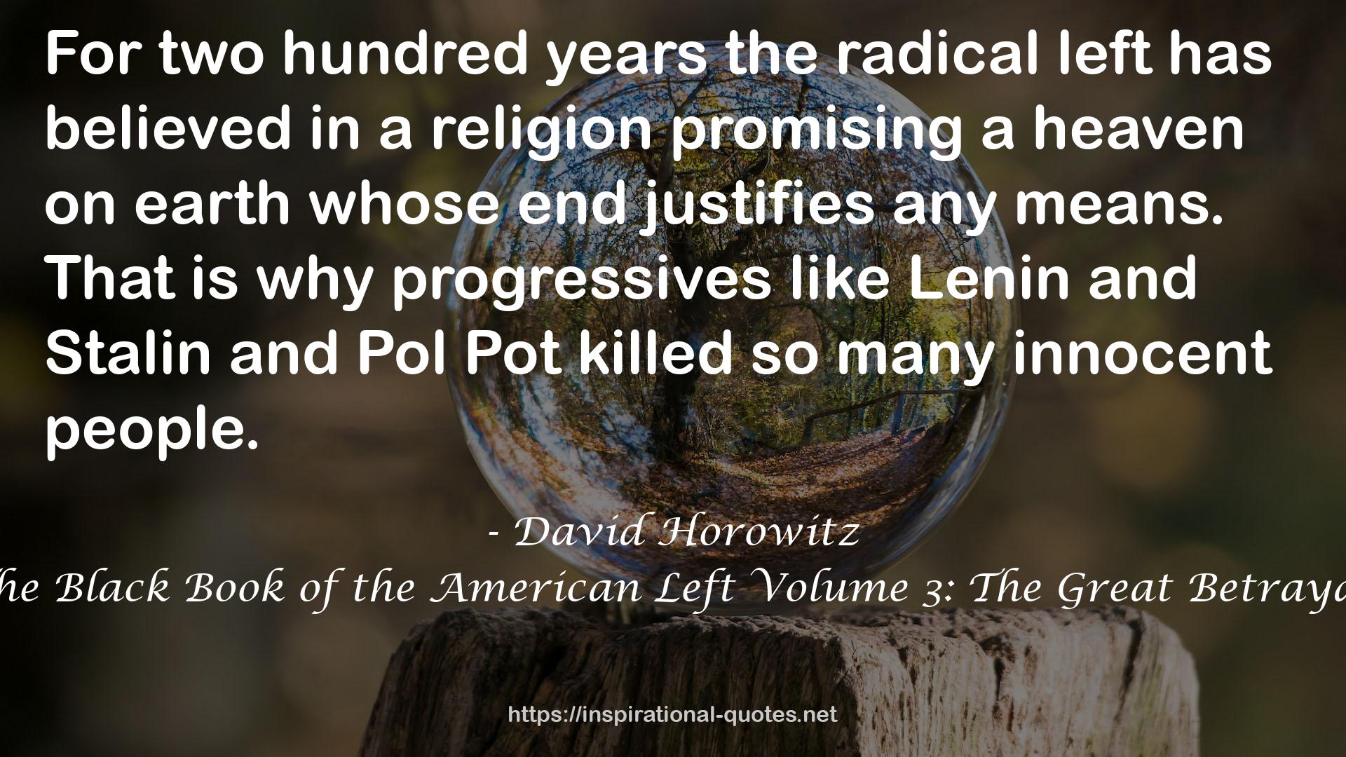 David Horowitz QUOTES