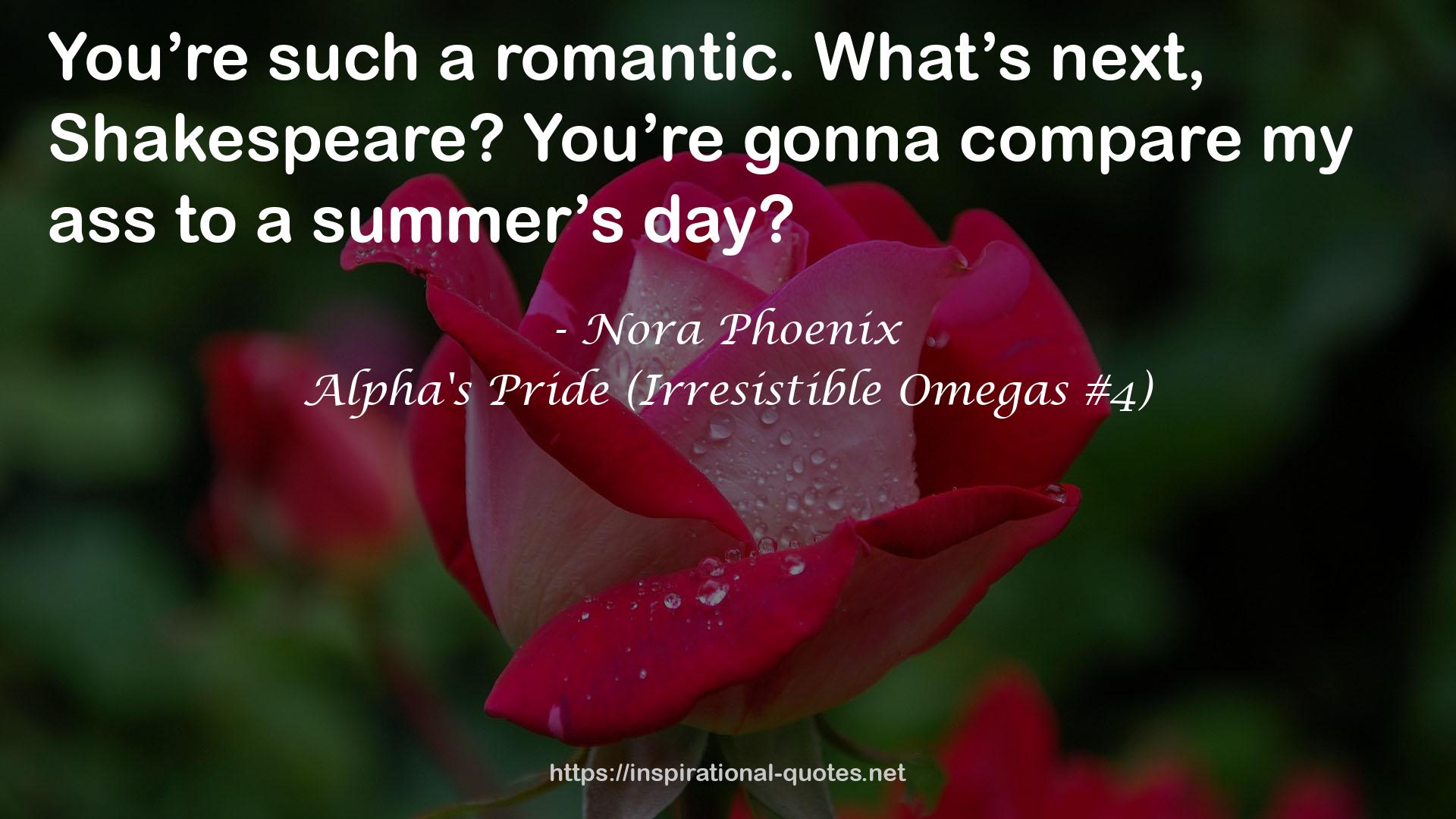 Alpha's Pride (Irresistible Omegas #4) QUOTES