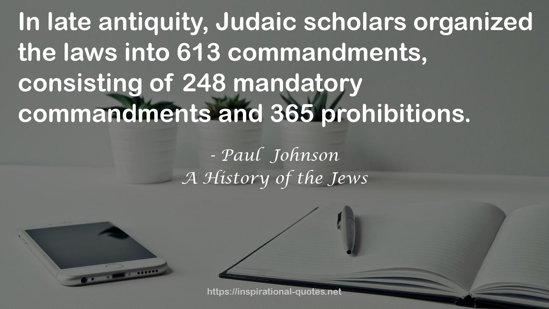 A History of the Jews QUOTES