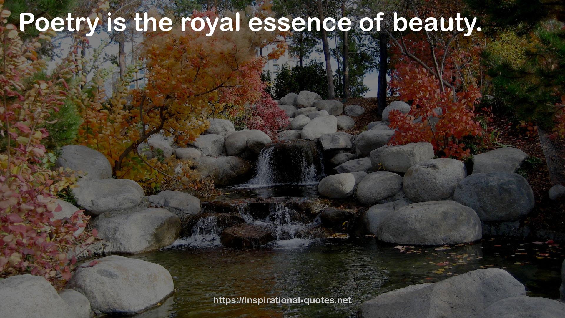 the royal essence  QUOTES