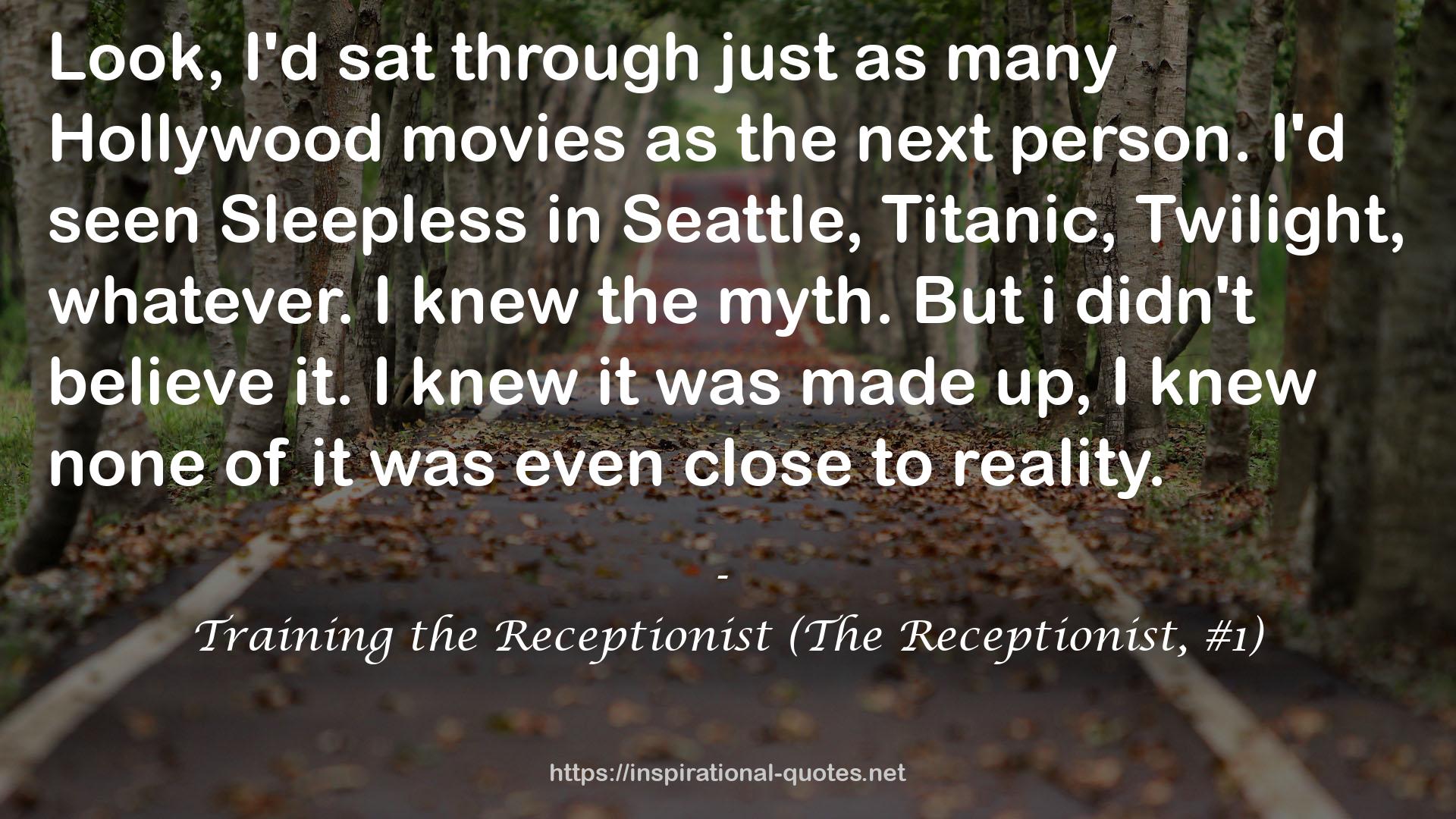 Training the Receptionist (The Receptionist, #1) QUOTES