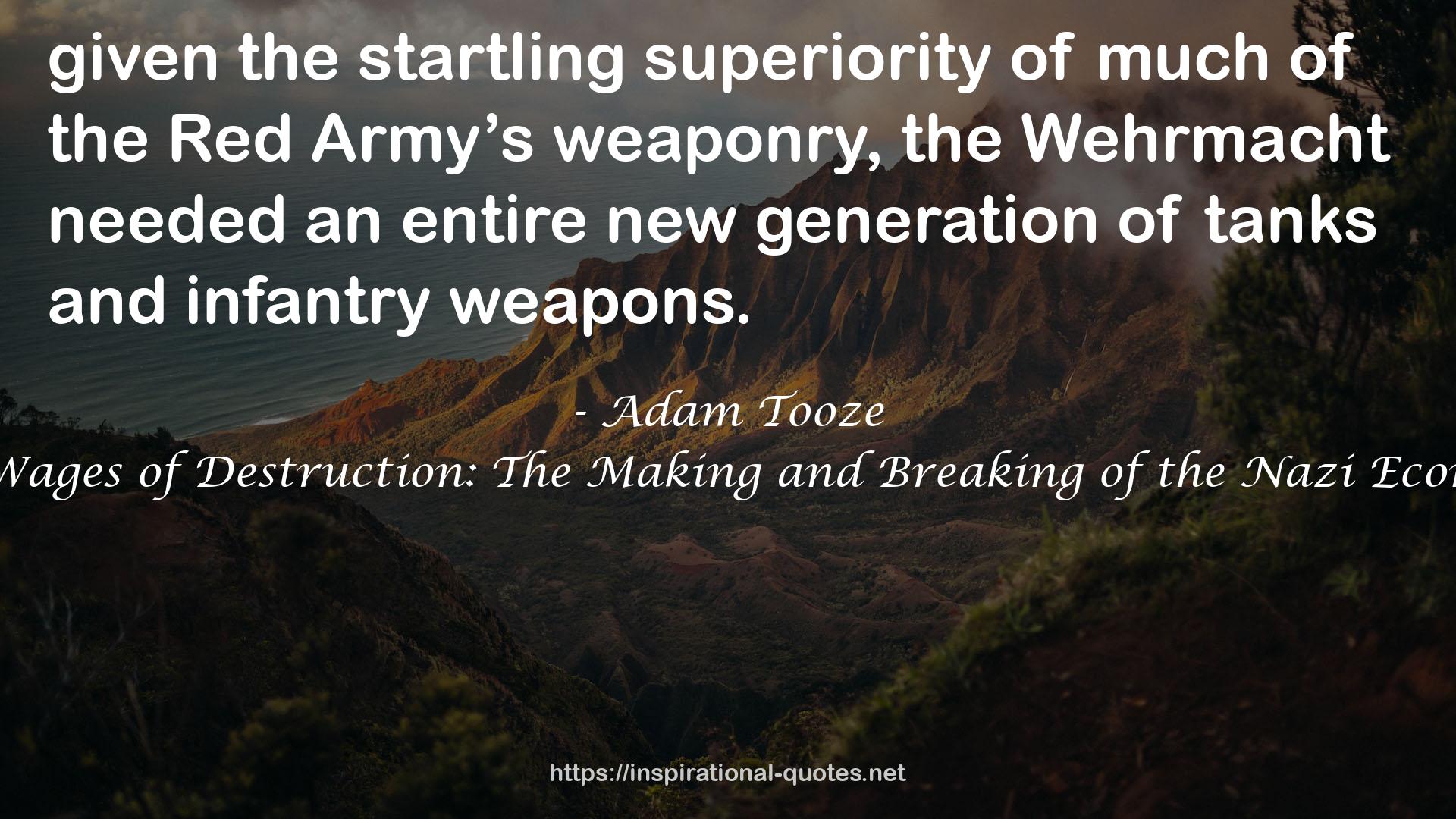 Adam Tooze QUOTES