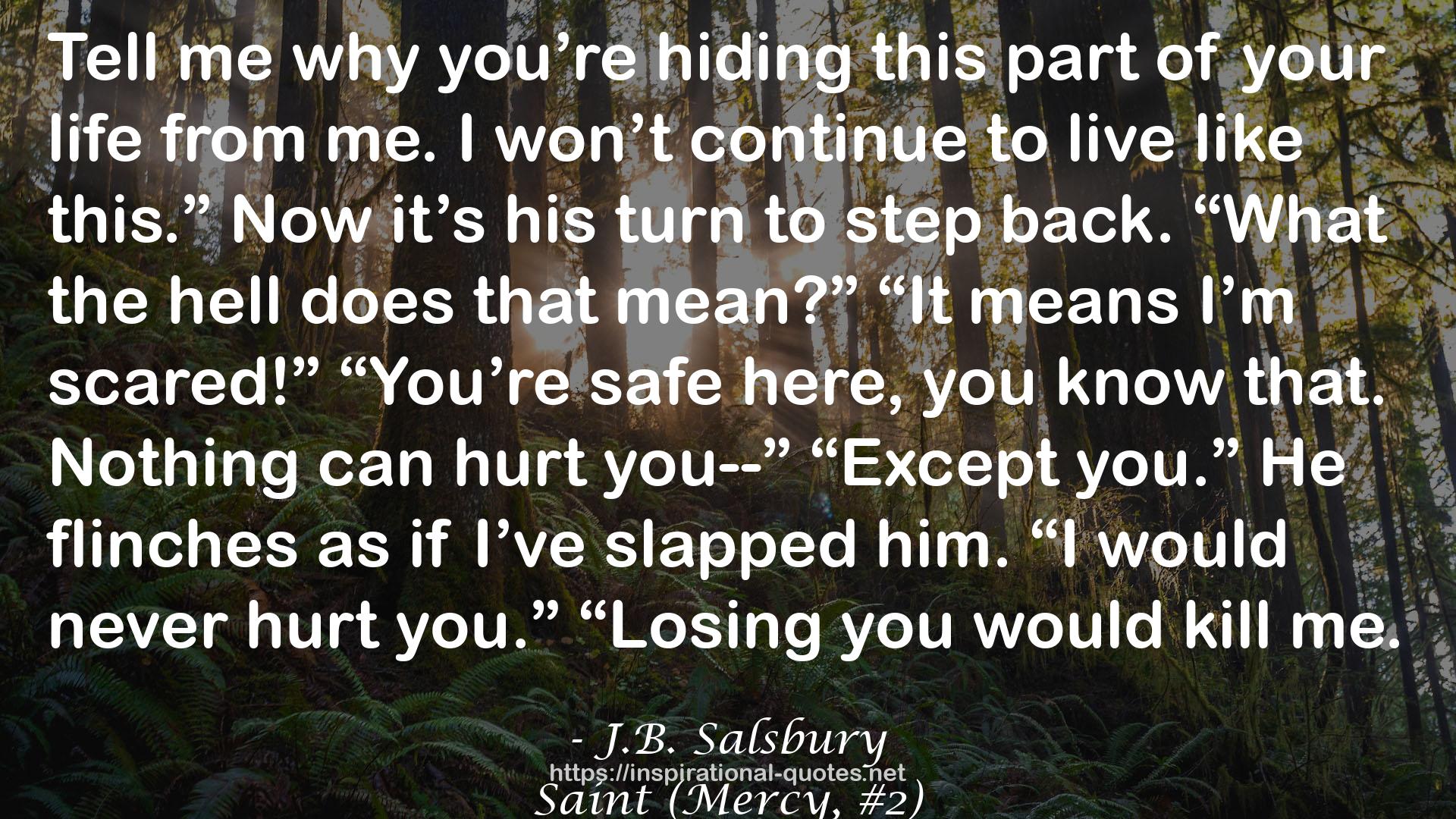 J.B. Salsbury QUOTES