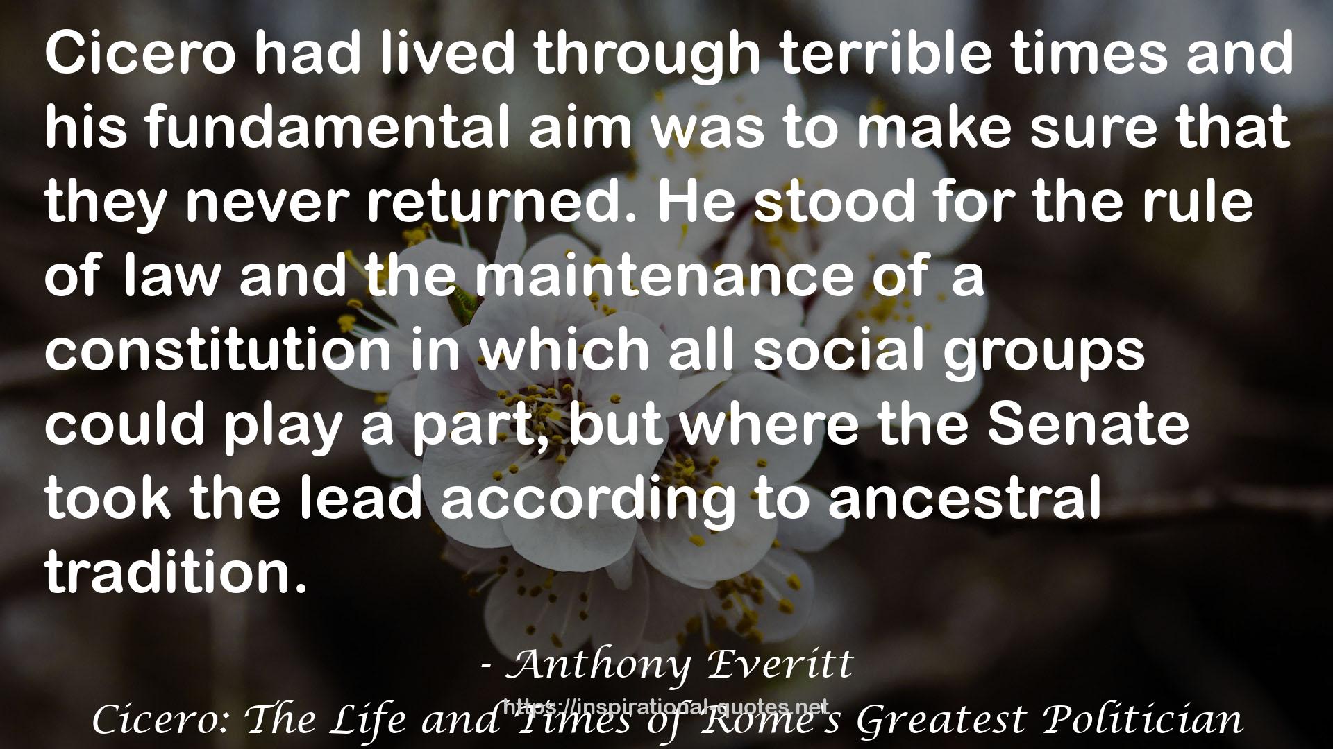 Anthony Everitt QUOTES