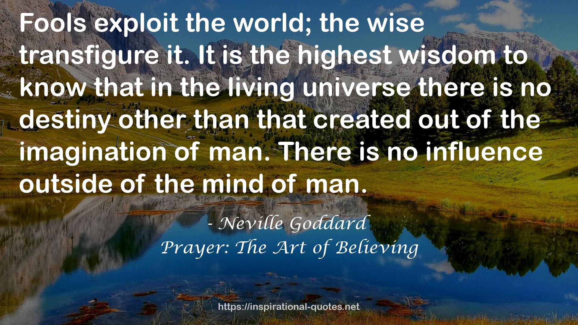 Prayer: The Art of Believing QUOTES