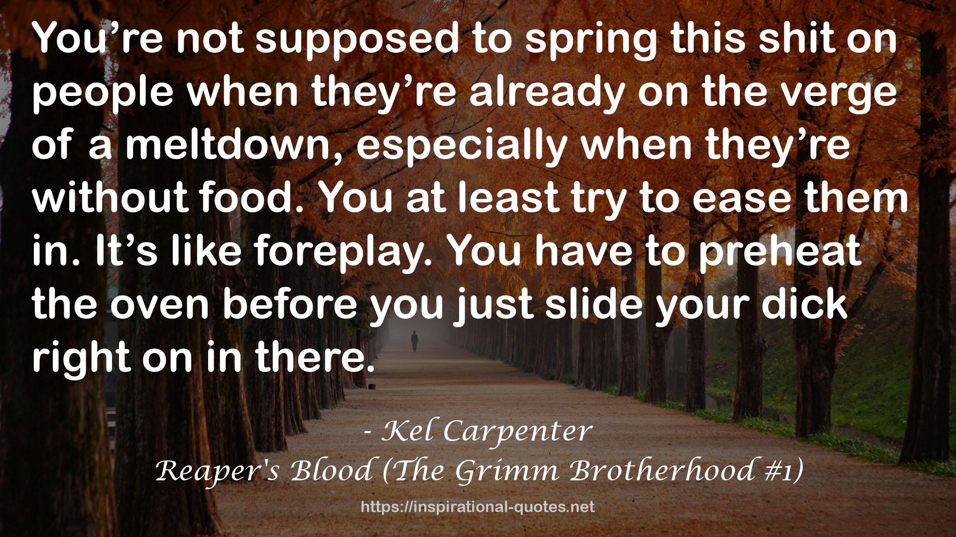 Reaper's Blood (The Grimm Brotherhood #1) QUOTES